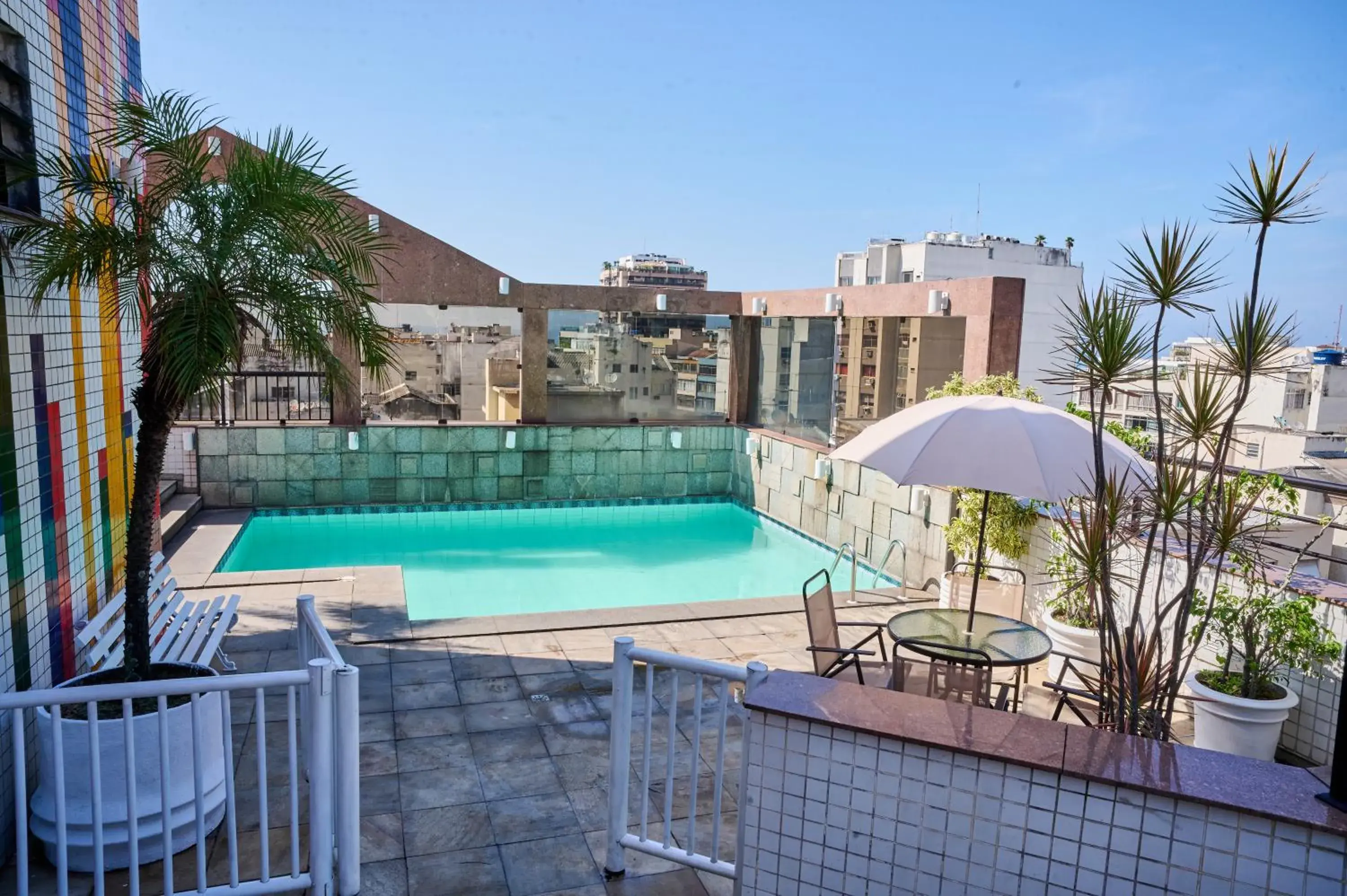 Swimming Pool in South American Copacabana Hotel