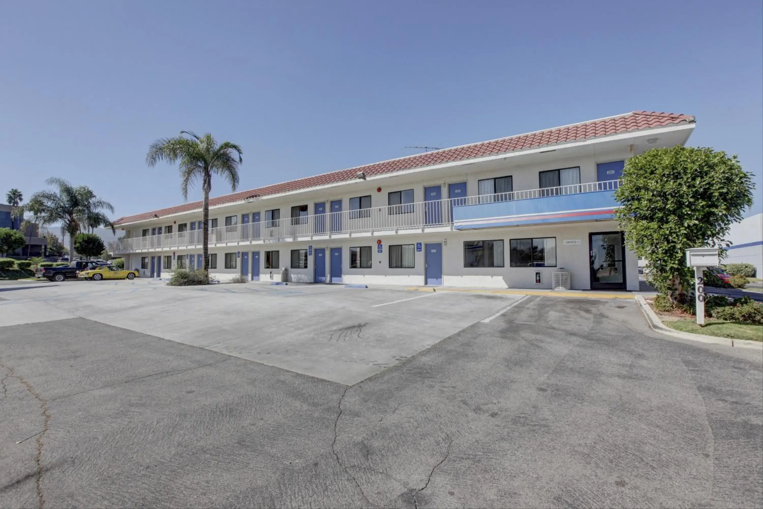 Facade/entrance, Property Building in Motel 6-Corona, CA