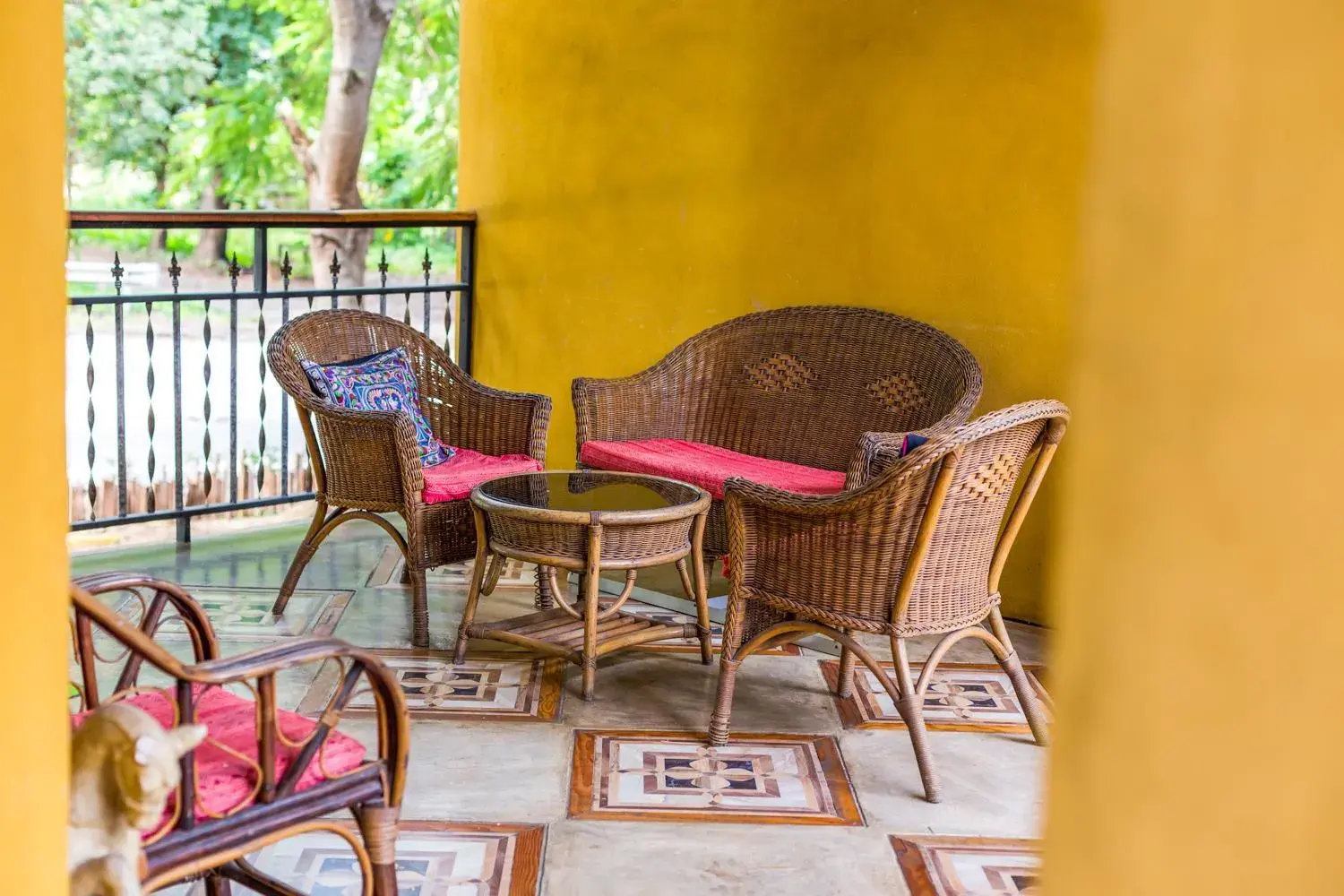 Balcony/Terrace in Hern Lhin Natural Resort