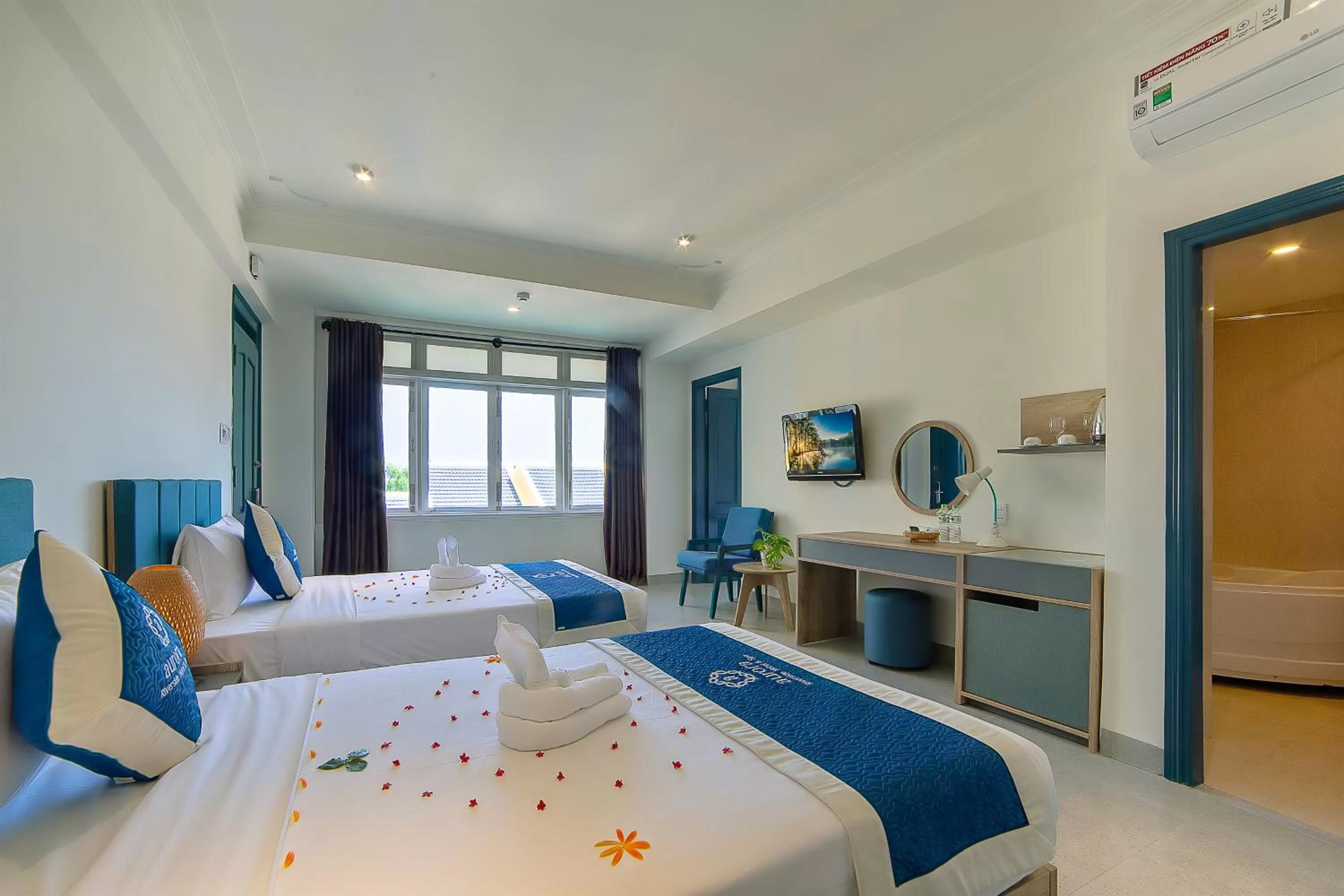 Photo of the whole room, Bed in Hoi An Aurora Riverside Hotel and Spa