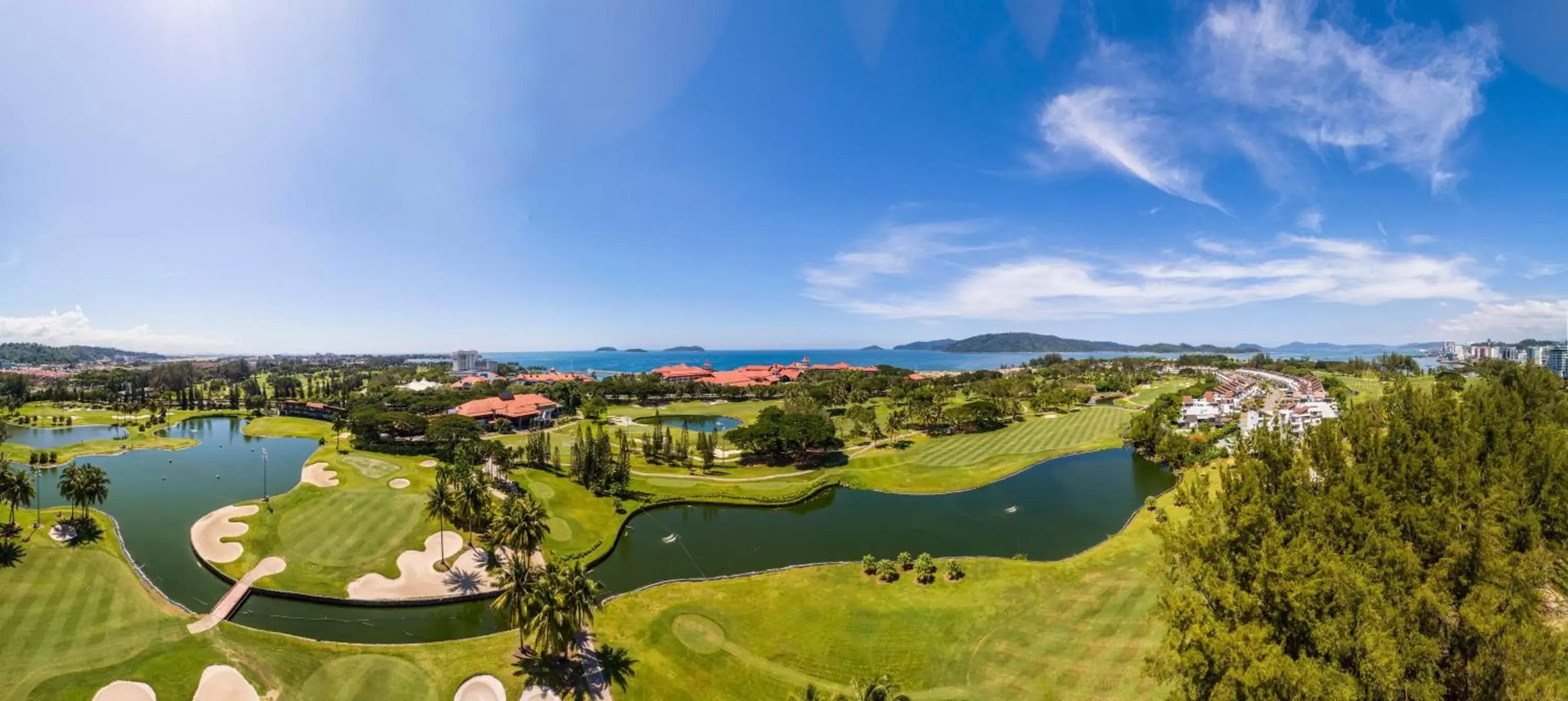 Golfcourse, Bird's-eye View in The Magellan Sutera Resort