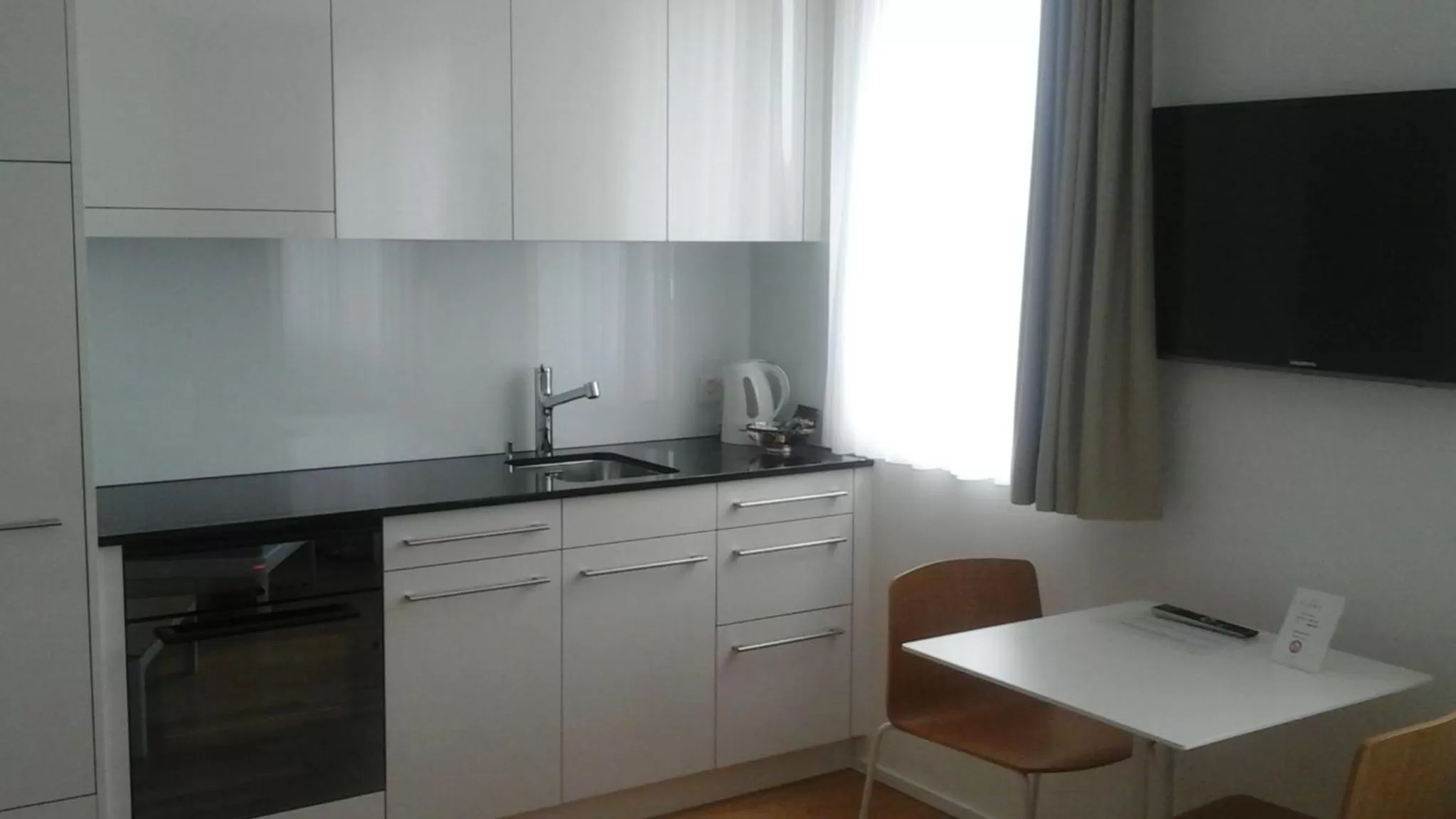 Kitchen or kitchenette in Hotel Flawil