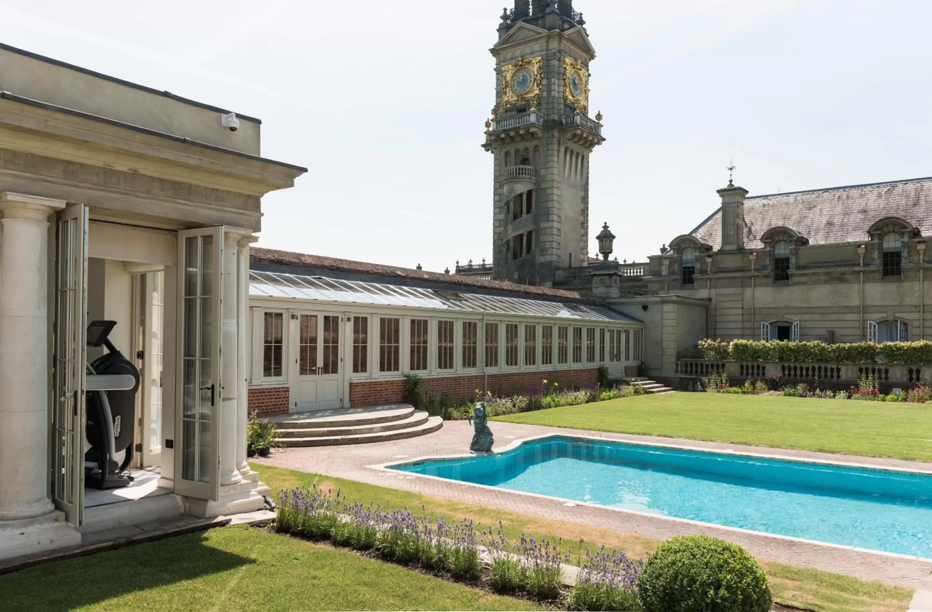 Property building, Swimming Pool in Cliveden House - an Iconic Luxury Hotel
