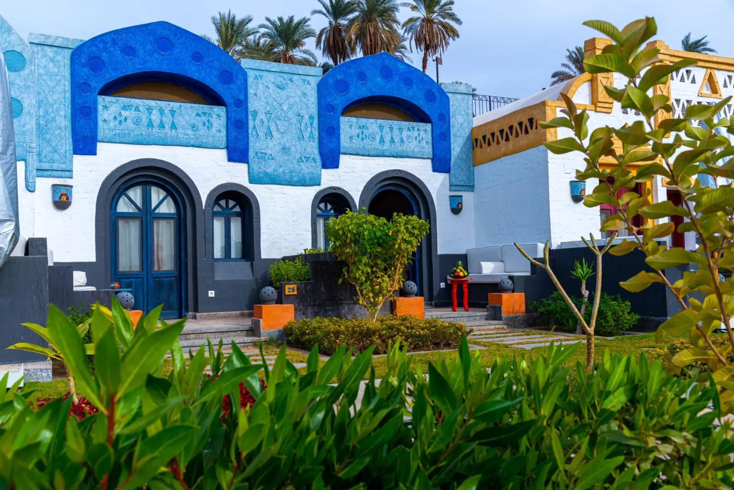 Balcony/Terrace, Property Building in Sonesta Nouba Hotel Aswan