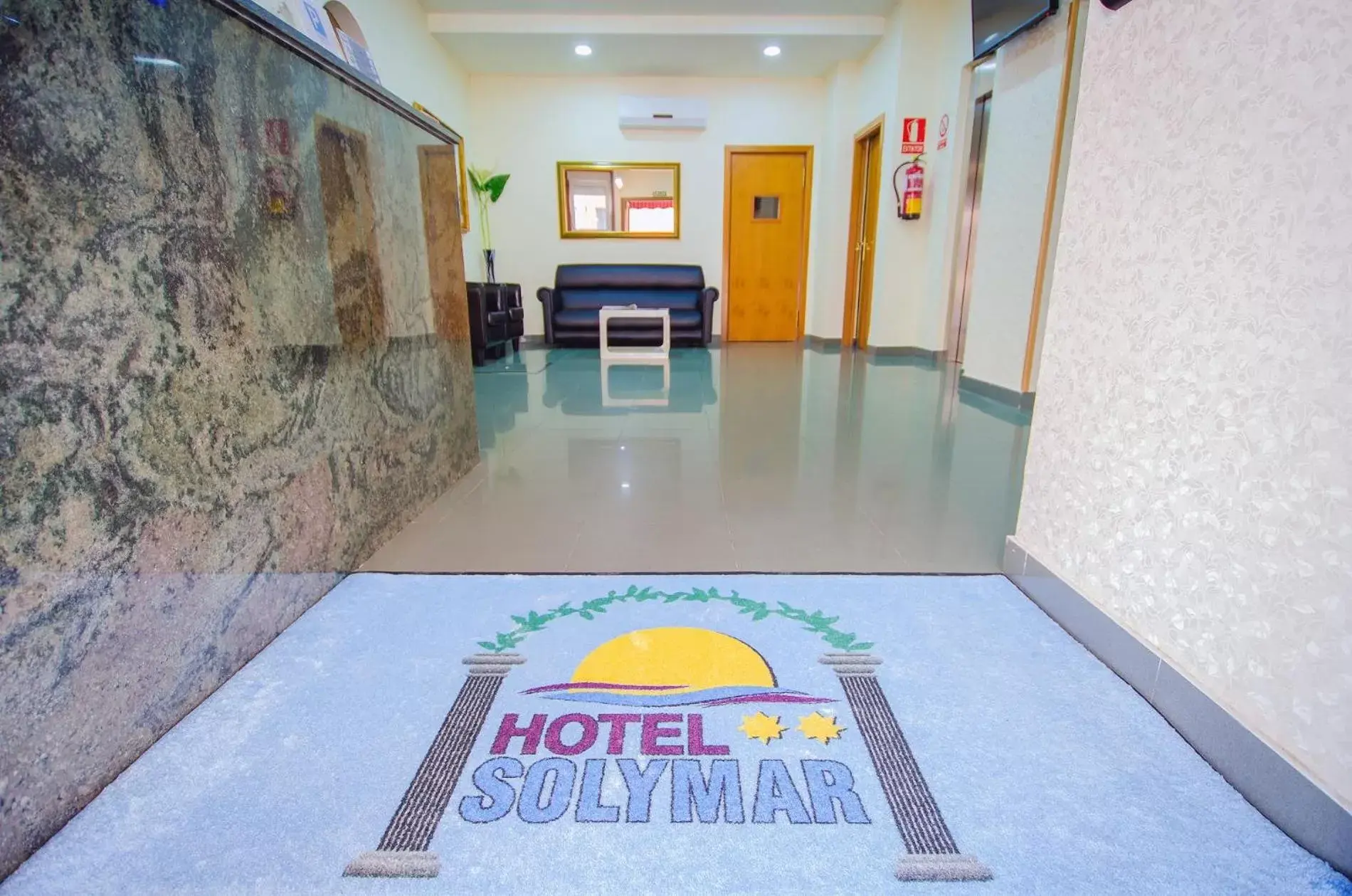 Lobby or reception in Hotel Solymar