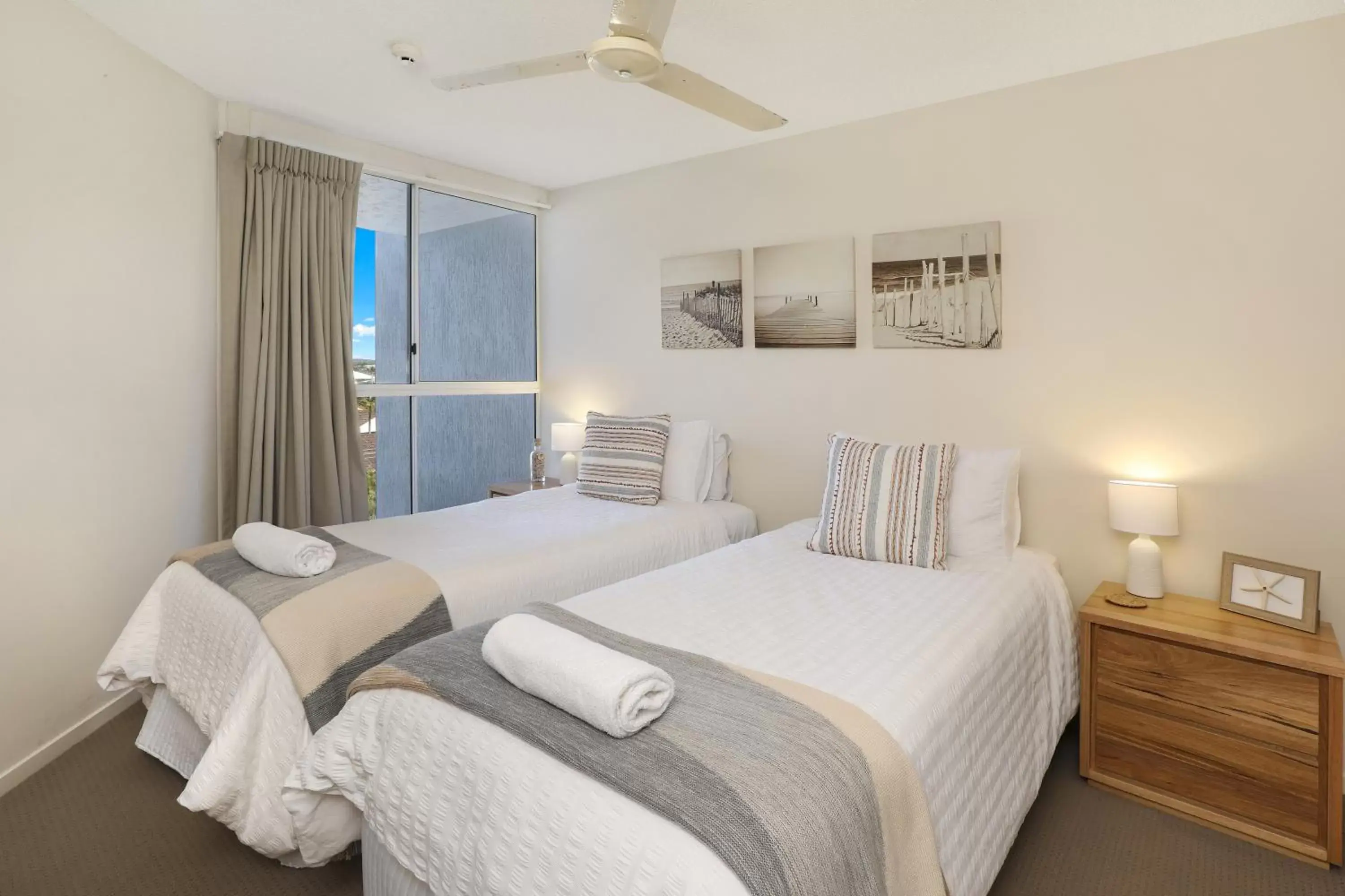 Bedroom, Bed in Beachside Resort Kawana Waters