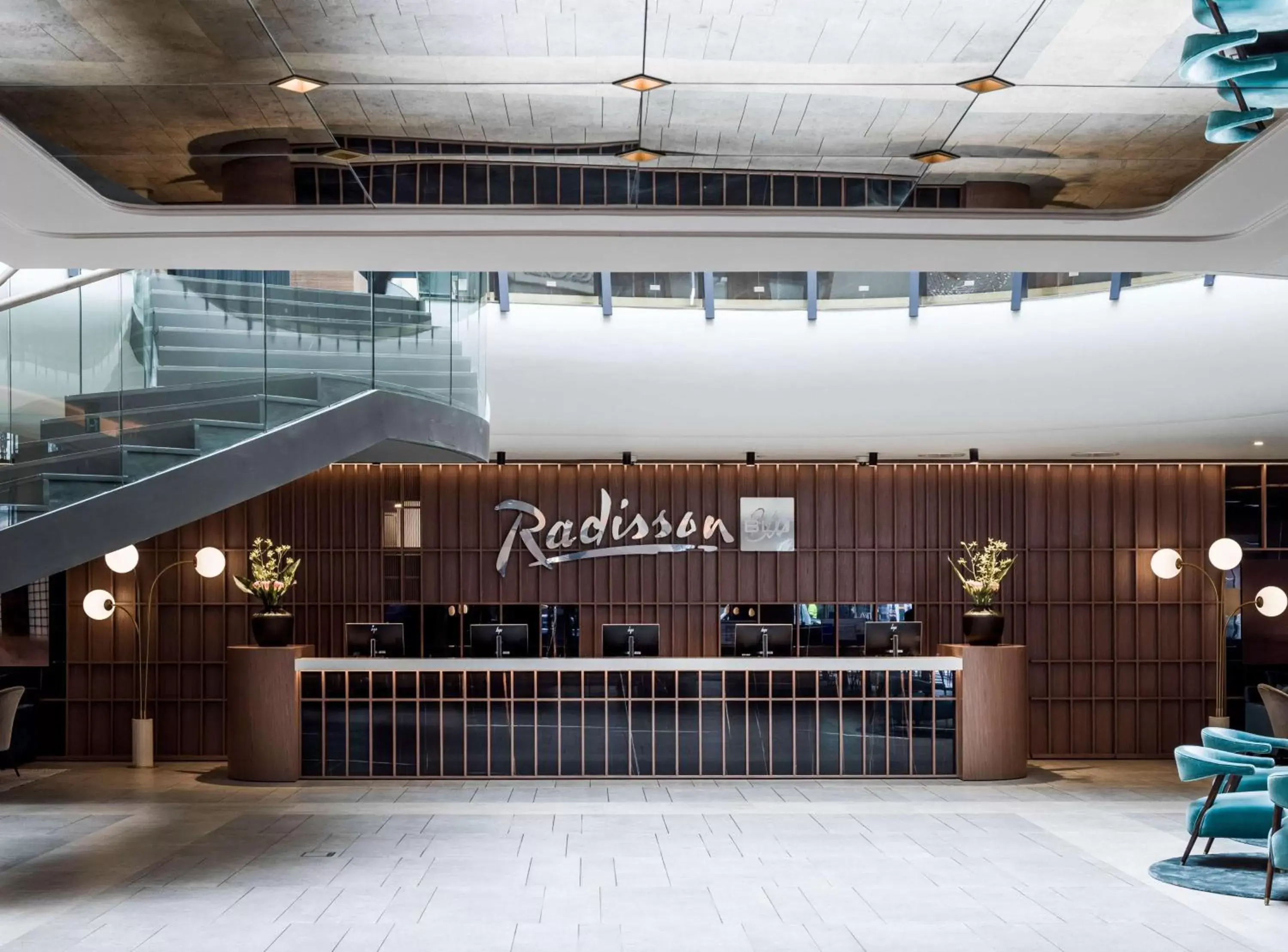 Lobby or reception in Radisson Blu Royal Viking Hotel, Stockholm