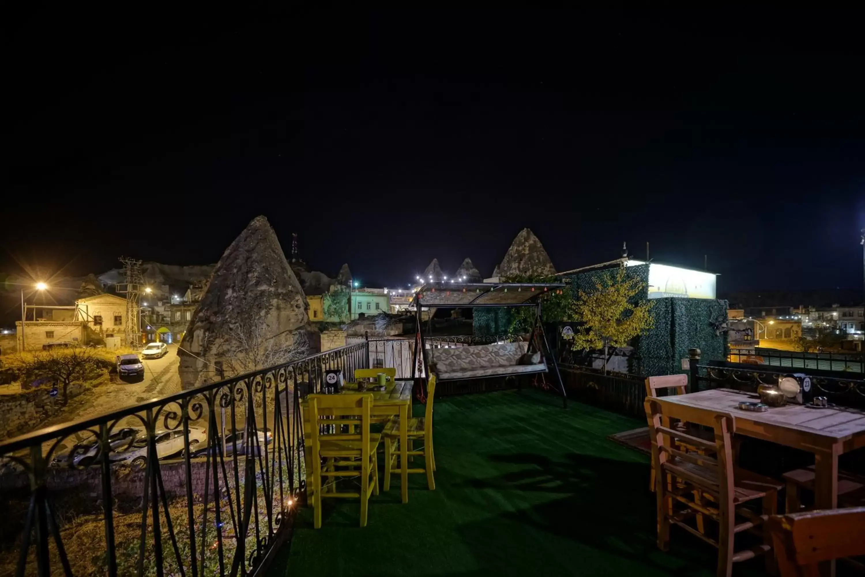 Balcony/Terrace in Maccan Cave Hotel