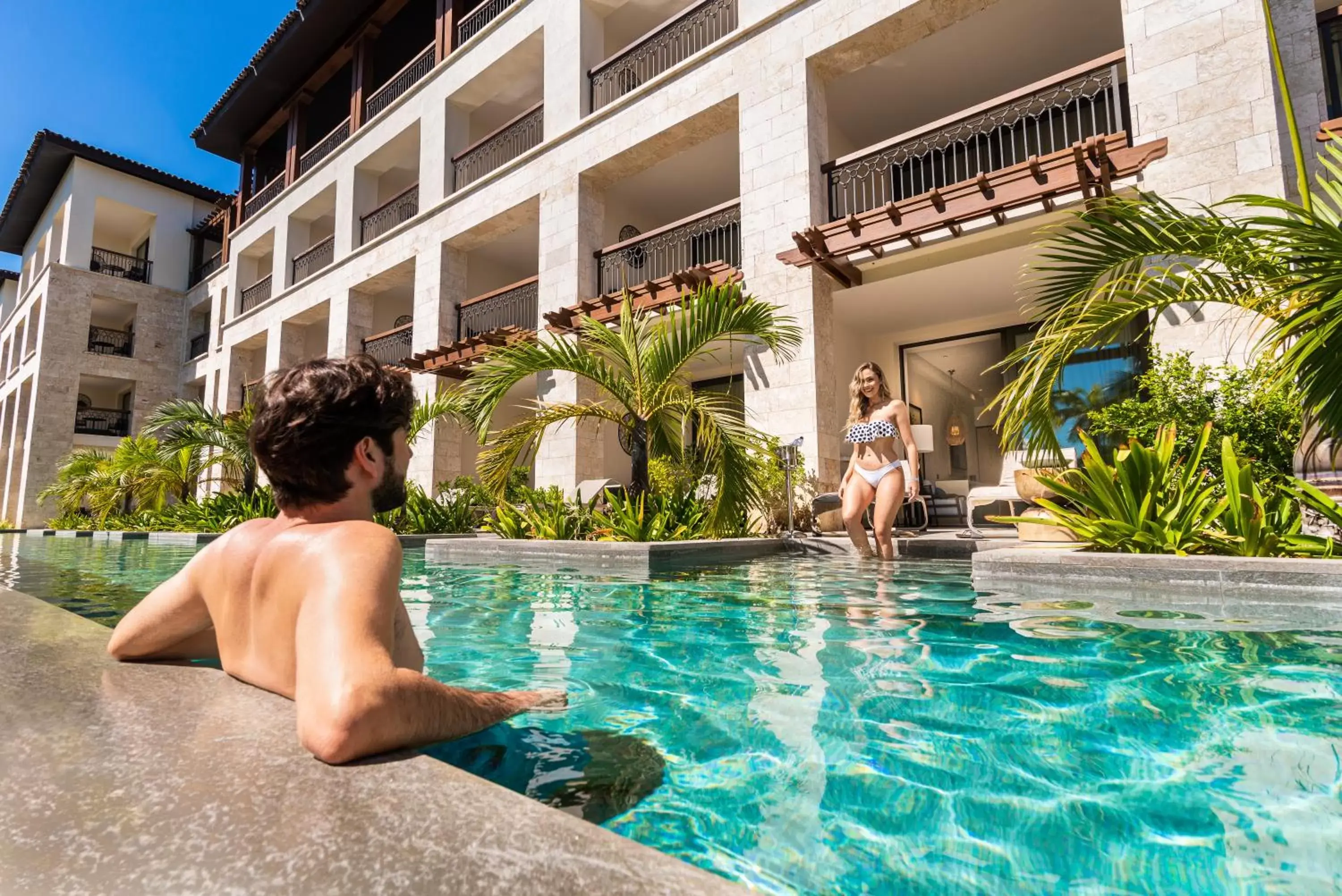 Swimming Pool in Adults Only Club at Lopesan Costa Bávaro Resort