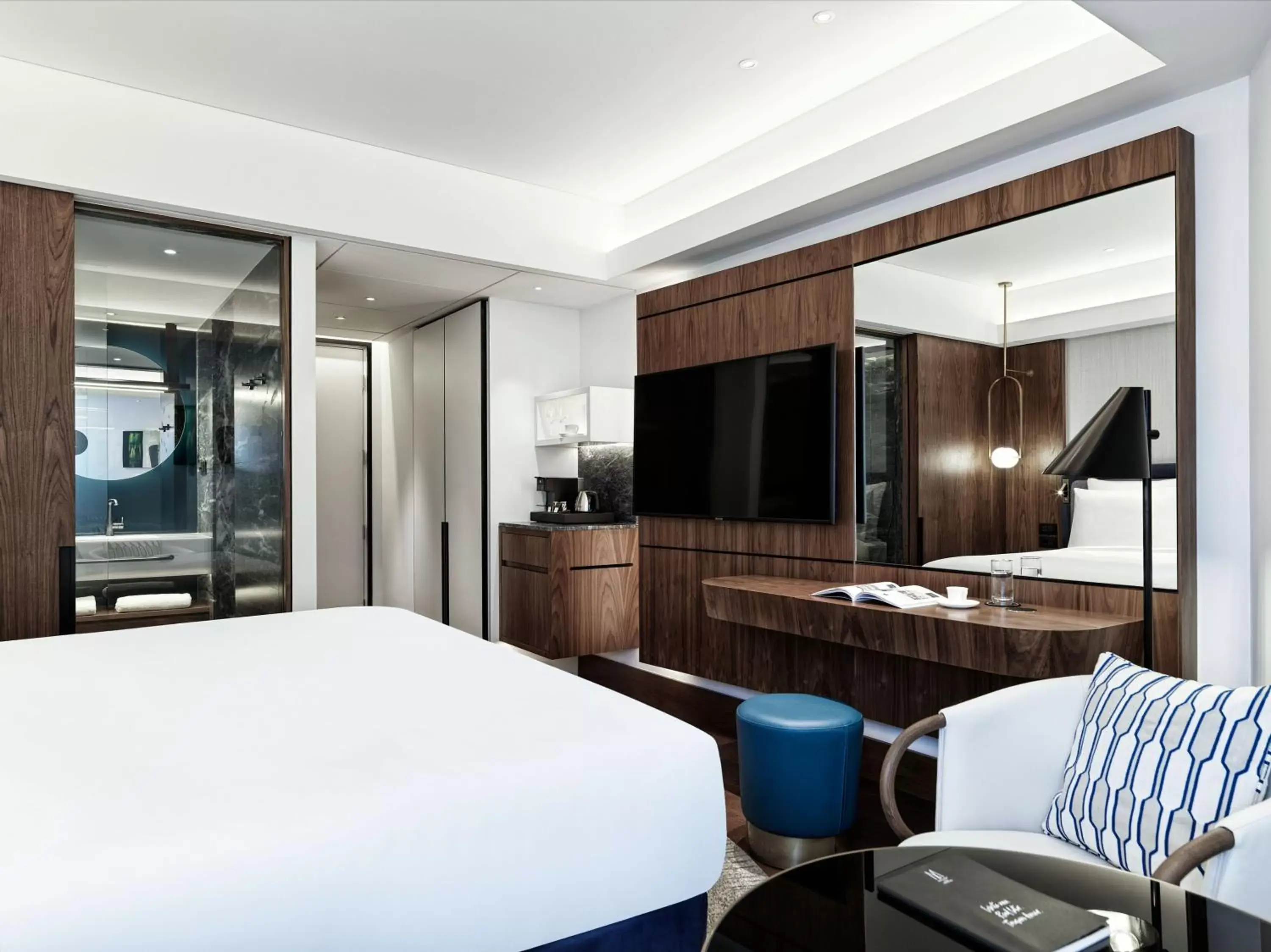 Bed, TV/Entertainment Center in Athens Capital Center Hotel - MGallery Collection