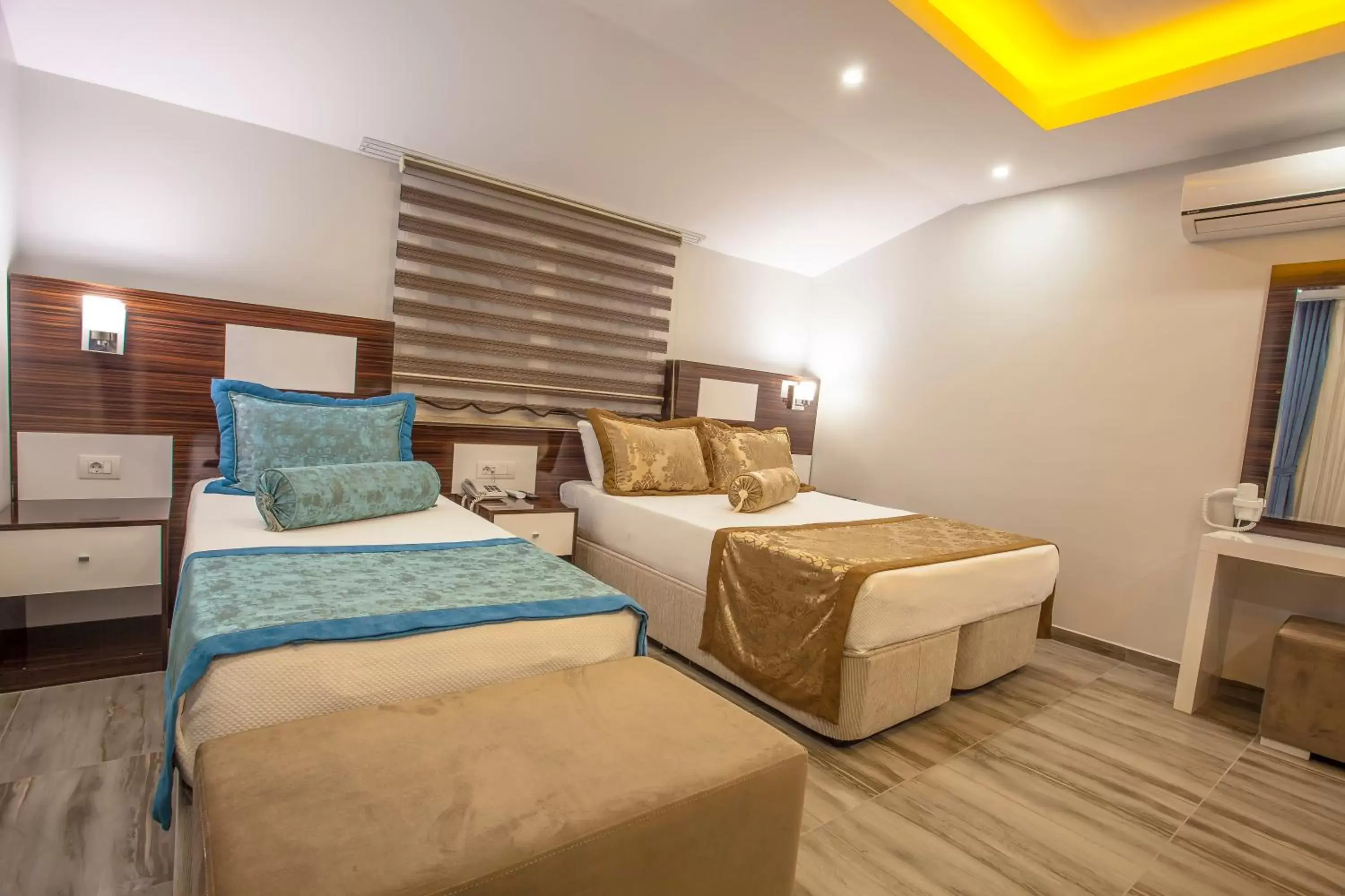 Bed in Pamukkale Termal Ece Otel