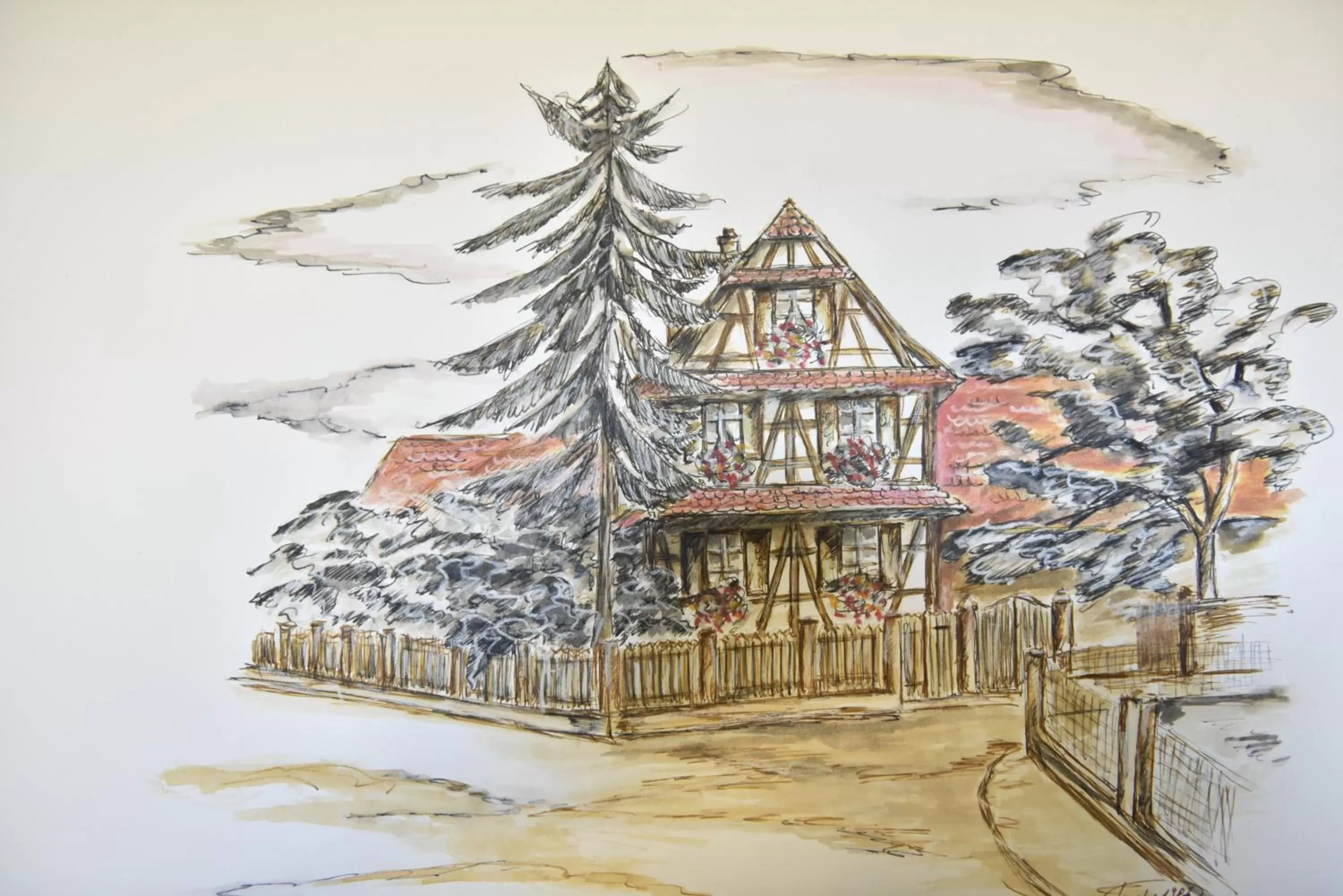 Property building in Maison d'hôtes Aux Deux Cigognes