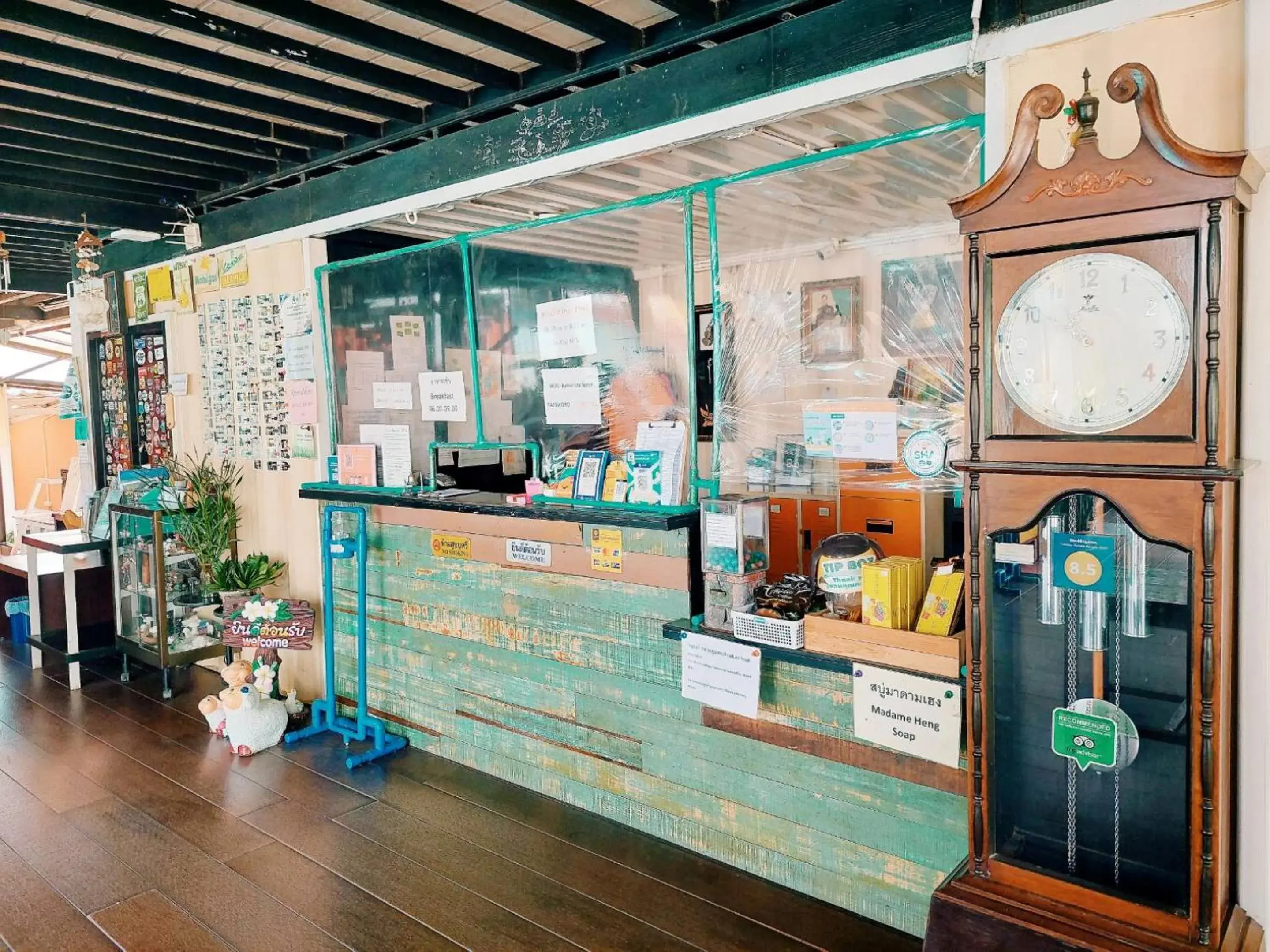 Lobby or reception in Retro Box Hotel Chumphon Lobby or reception in Retro Box Hotel Chumphon