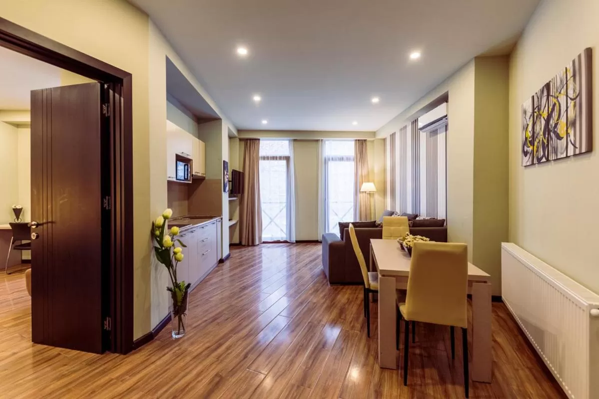 Living room in Sani Apart Hotel