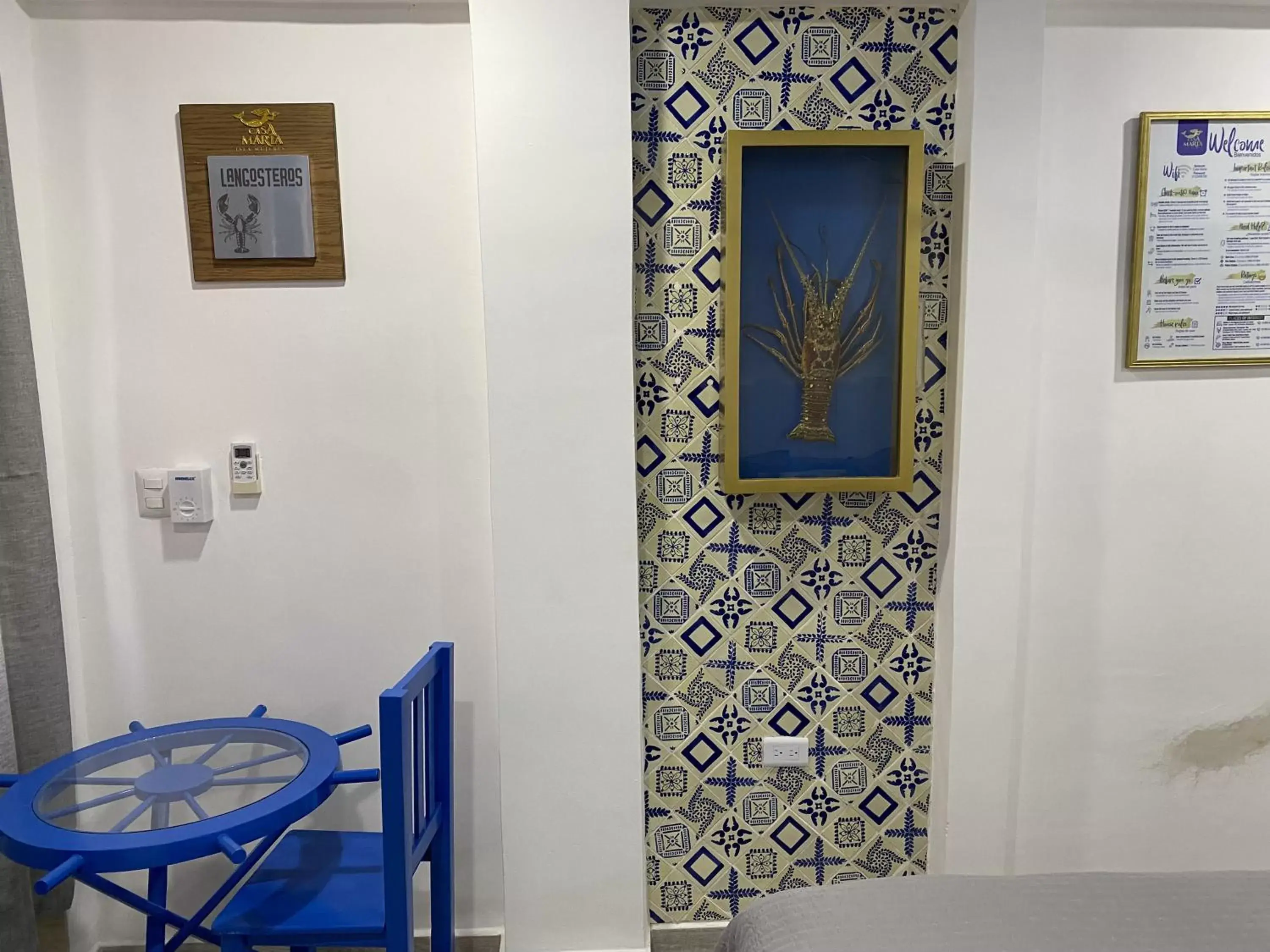 Decorative detail in Casa María