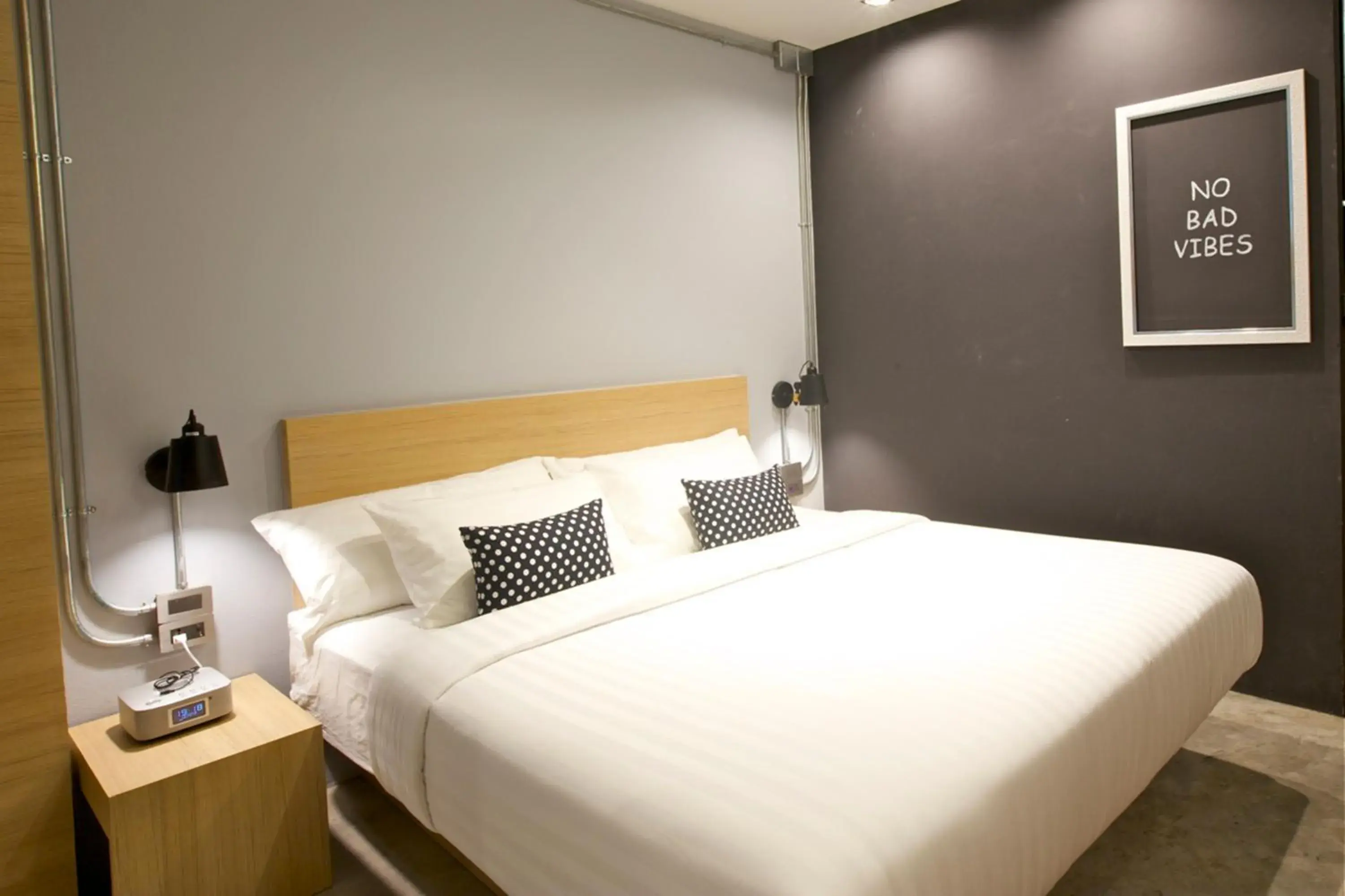 Bedroom, Bed in The Plug hotel @ i-Biz Avenue (SHA Plus)