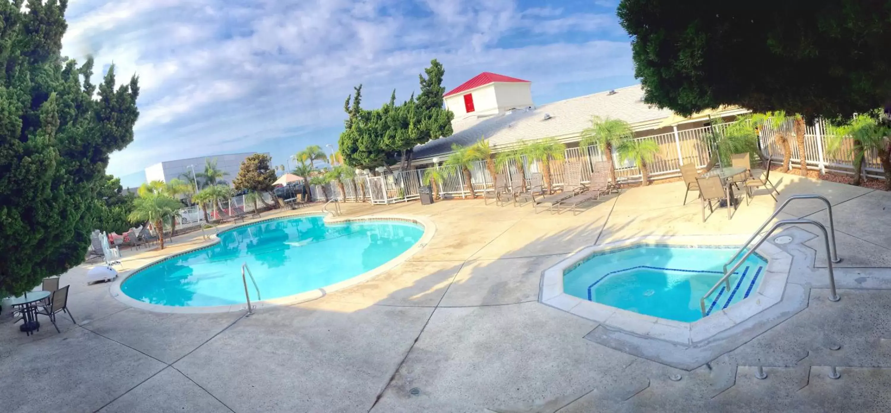 Hot Tub, Swimming Pool in Ramada by Wyndham Torrance