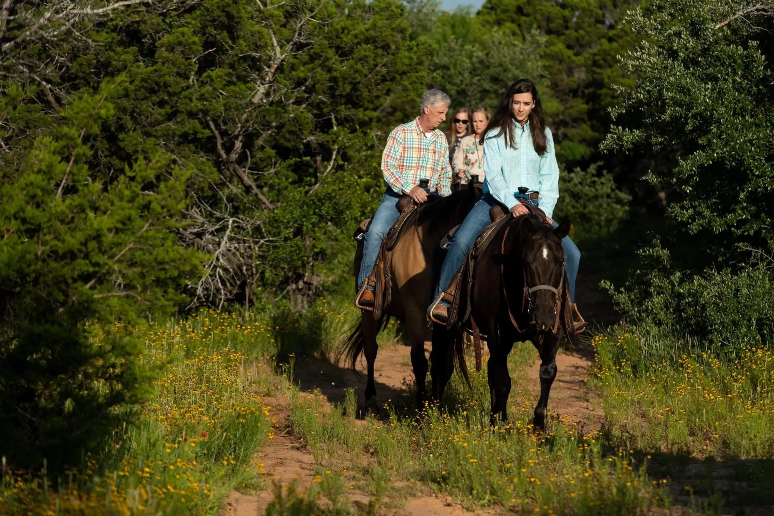 People, Horseback Riding in Wildcatter Ranch and Resort