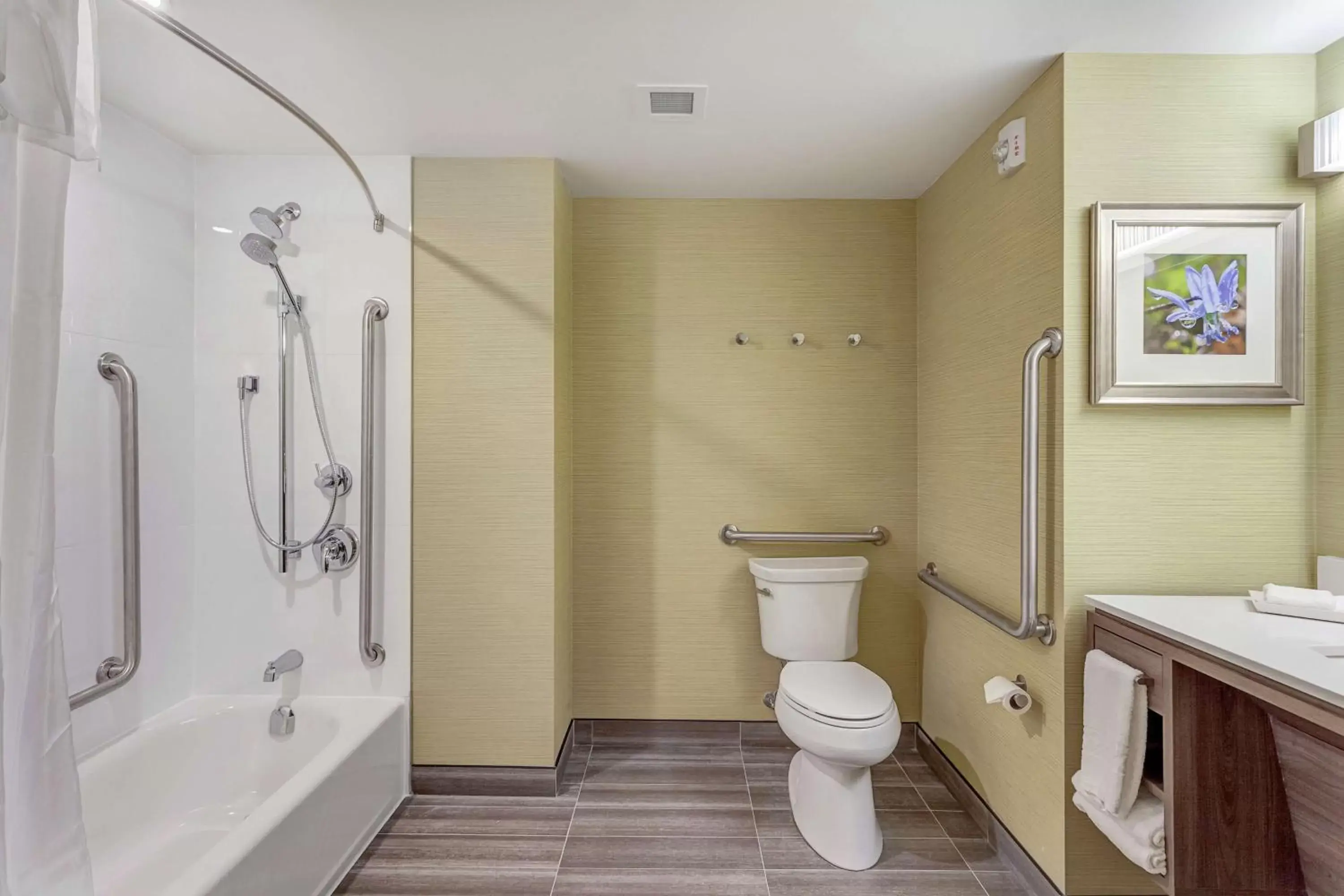 Bathroom in Home2 Suites By Hilton Toronto/Brampton, On