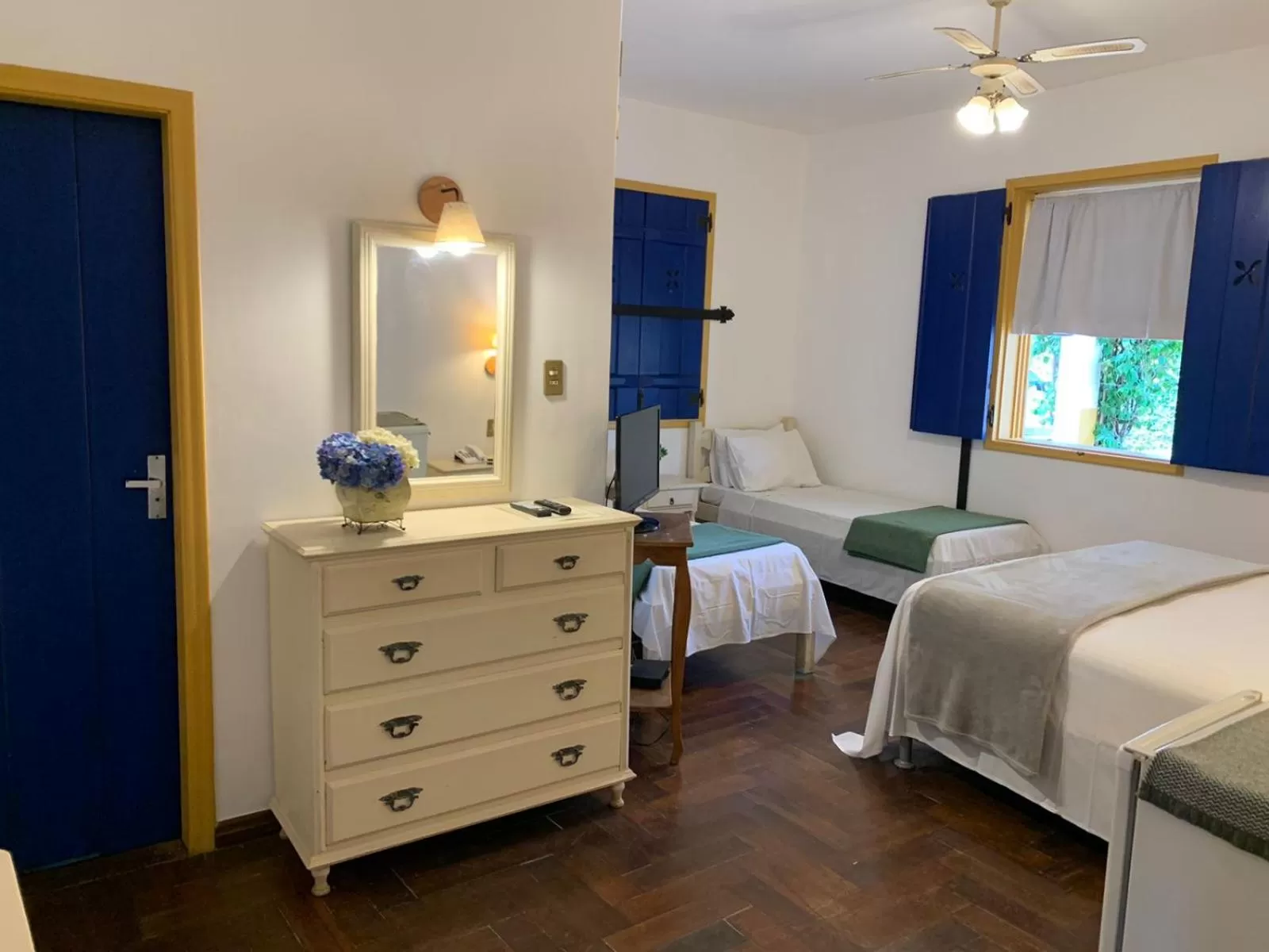 Bed in Pousada Villa Real