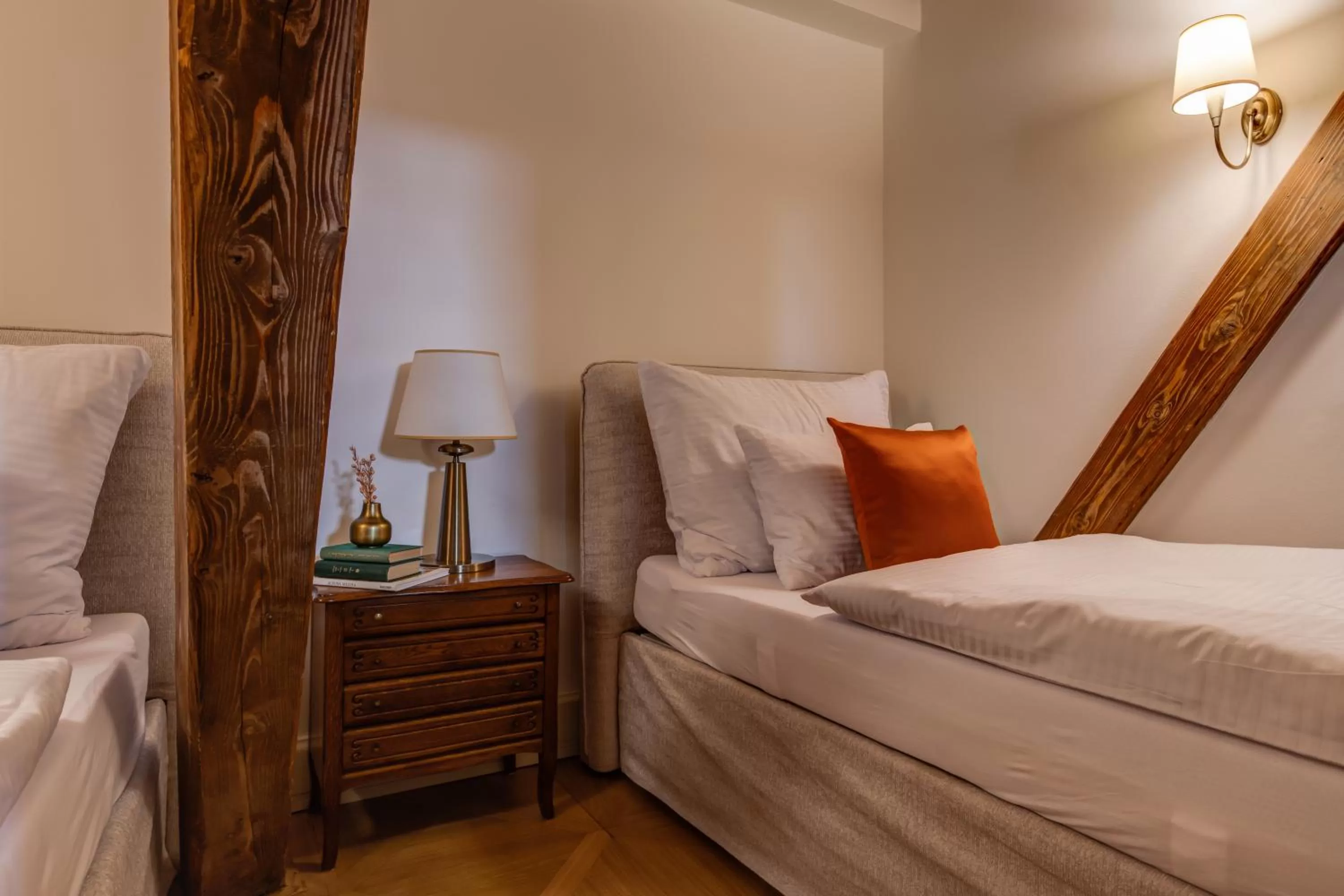 Bed in Hotel Nerudova 211