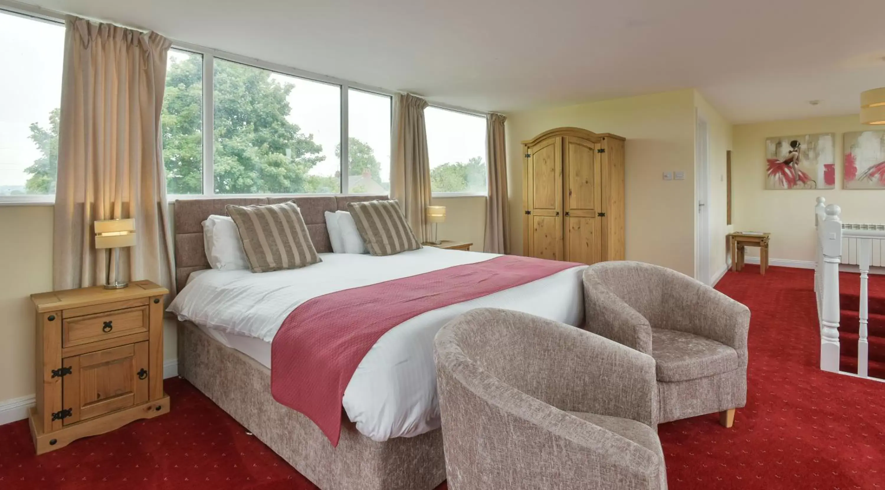 Bedroom in Edenhall Country Hotel