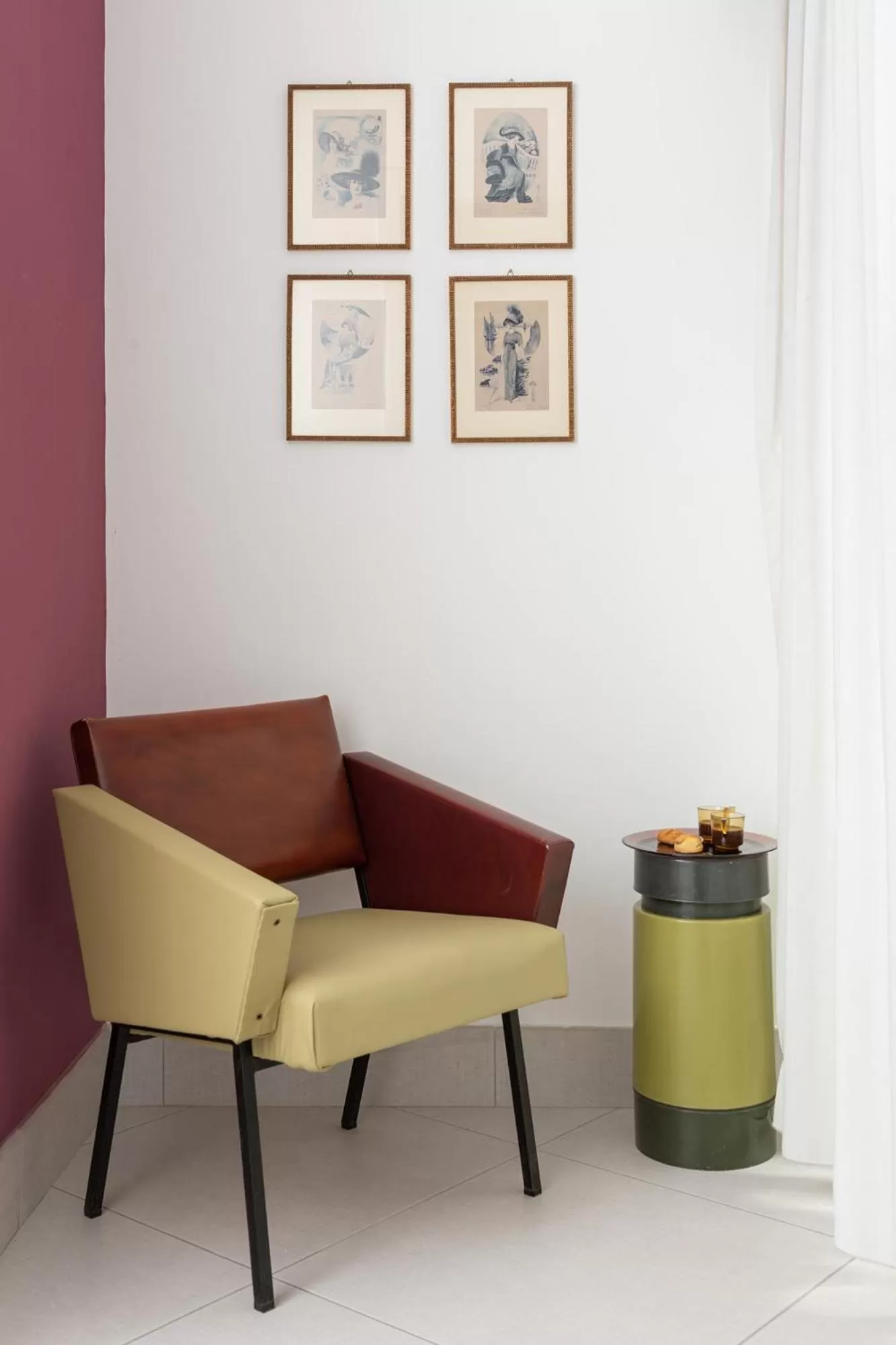 Living room in Petrucci Garden B&B