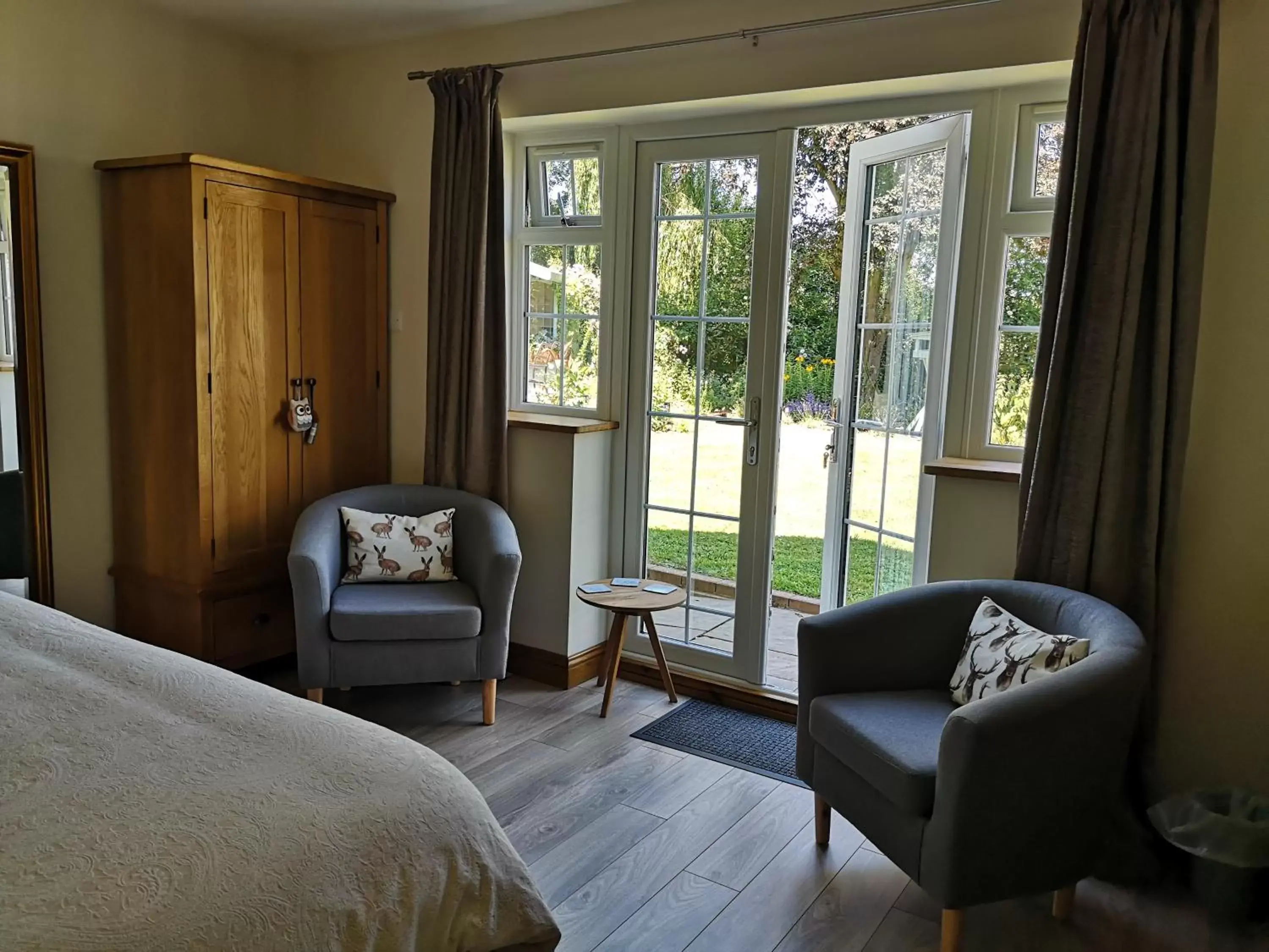 Seating Area in White Cottage B and B