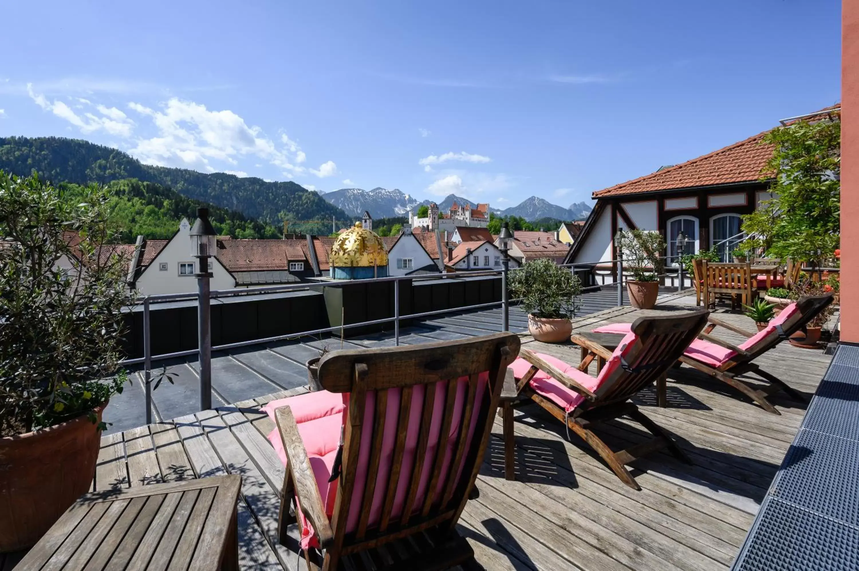 Balcony/Terrace in Hotel Hirsch