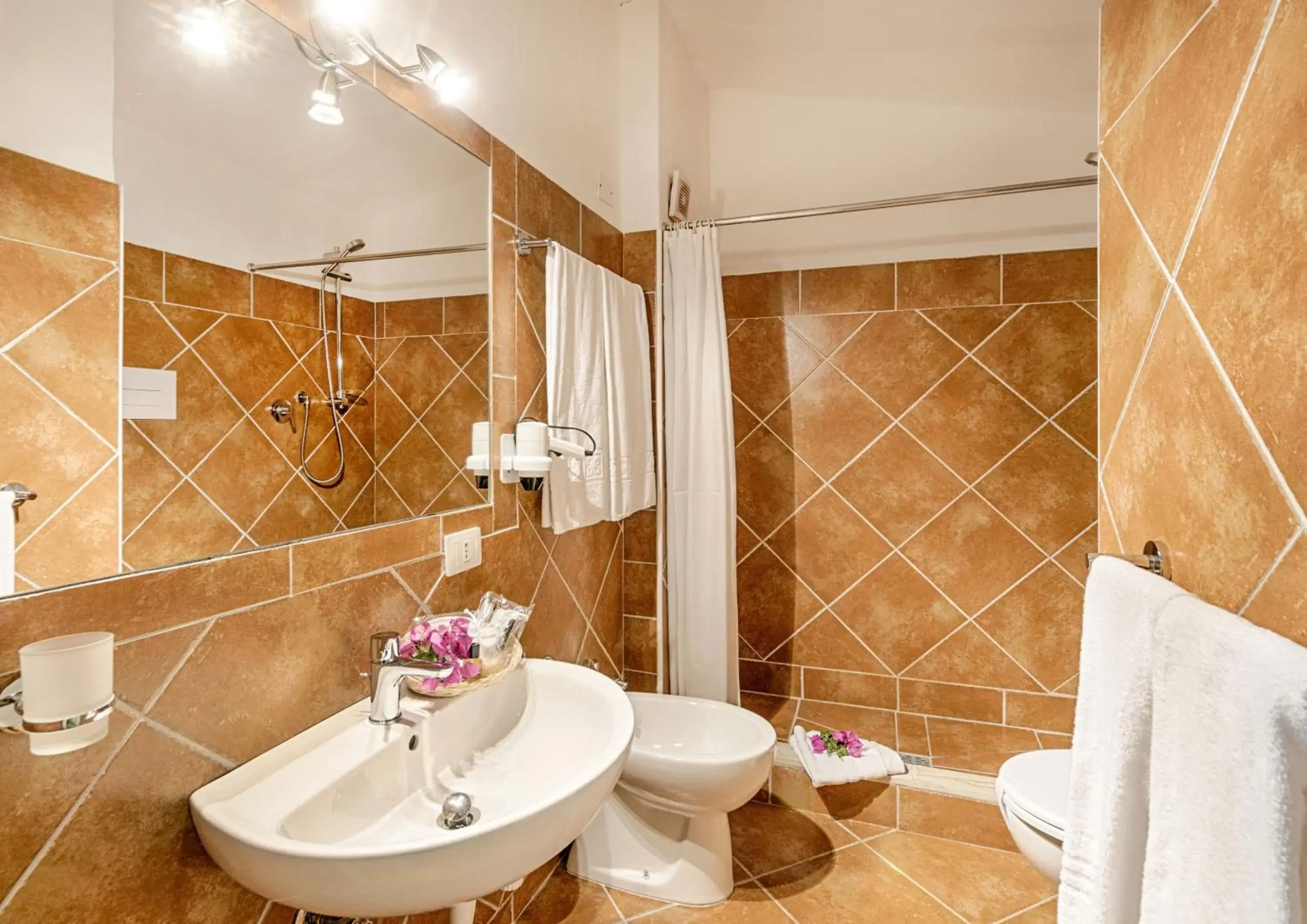 Shower, Bathroom in Colonna Hotel Du Golf