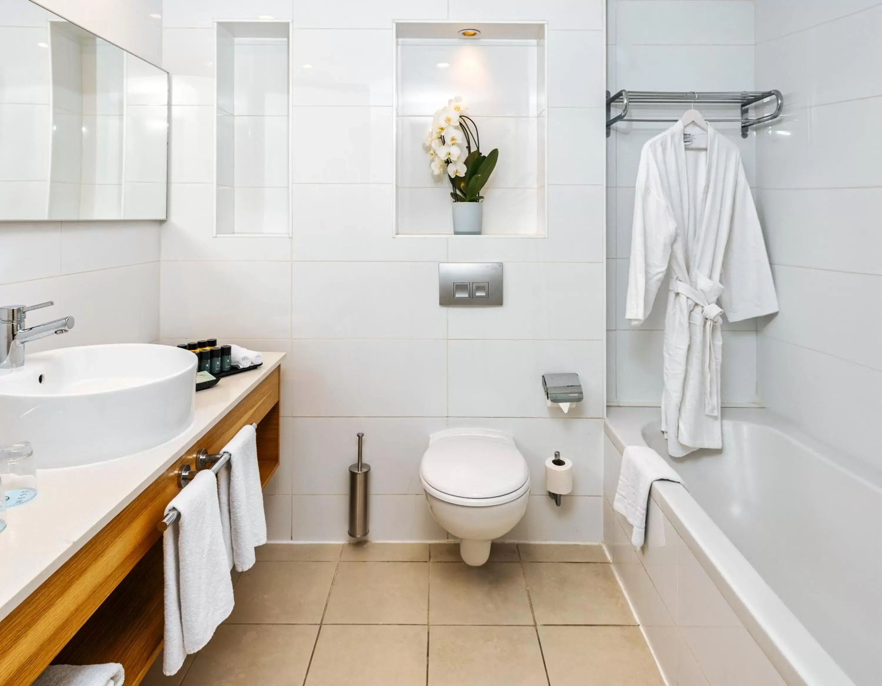 Bathroom in West All Suites Hotel Ashdod