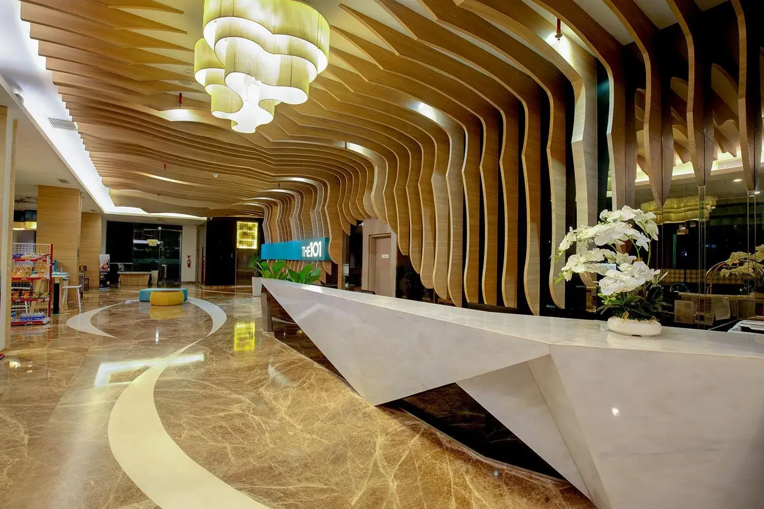 Lobby or reception, Lobby/Reception in THE 1O1 Palembang Rajawali