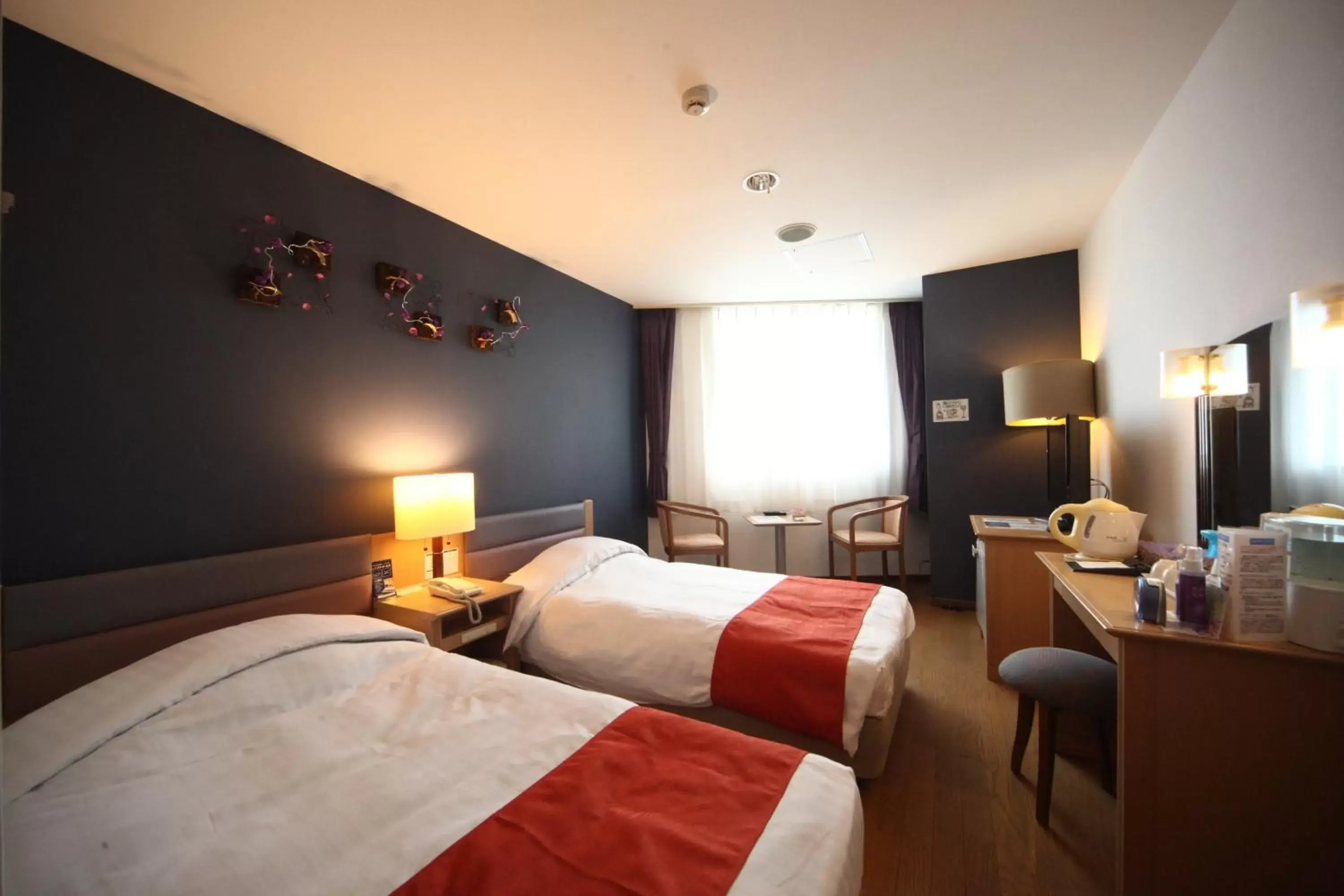 Bedroom, Bed in Hotel Naturwald Furano