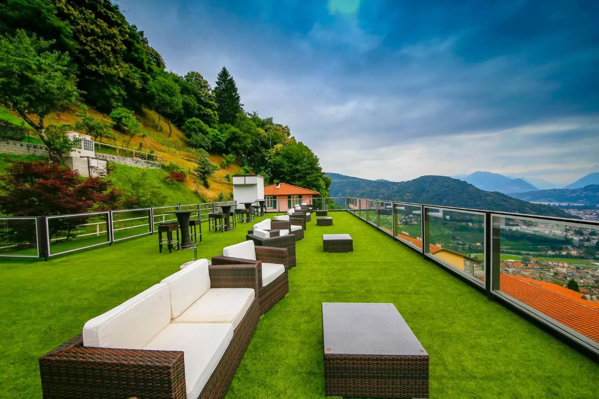 Balcony/Terrace in Hotel Ristorante Stampa