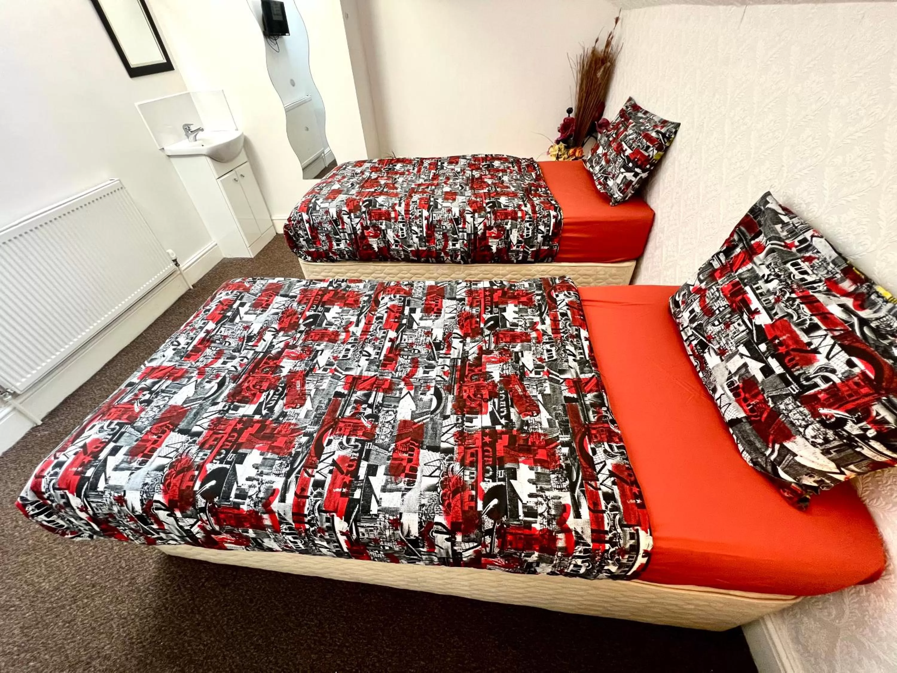 Bed in Blackpool Central Hotel