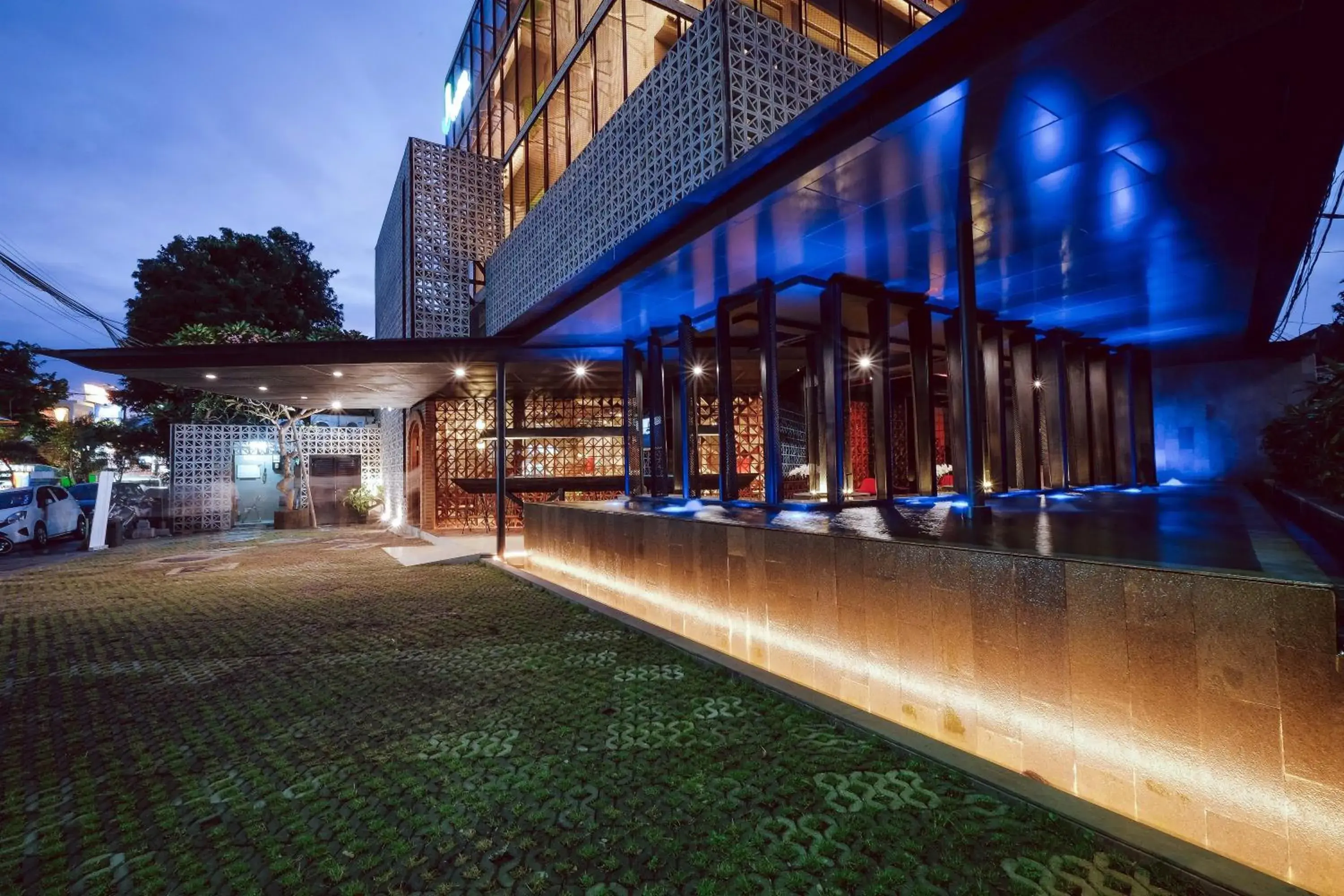 Facade/entrance, Property Building in J Hotel Kuta