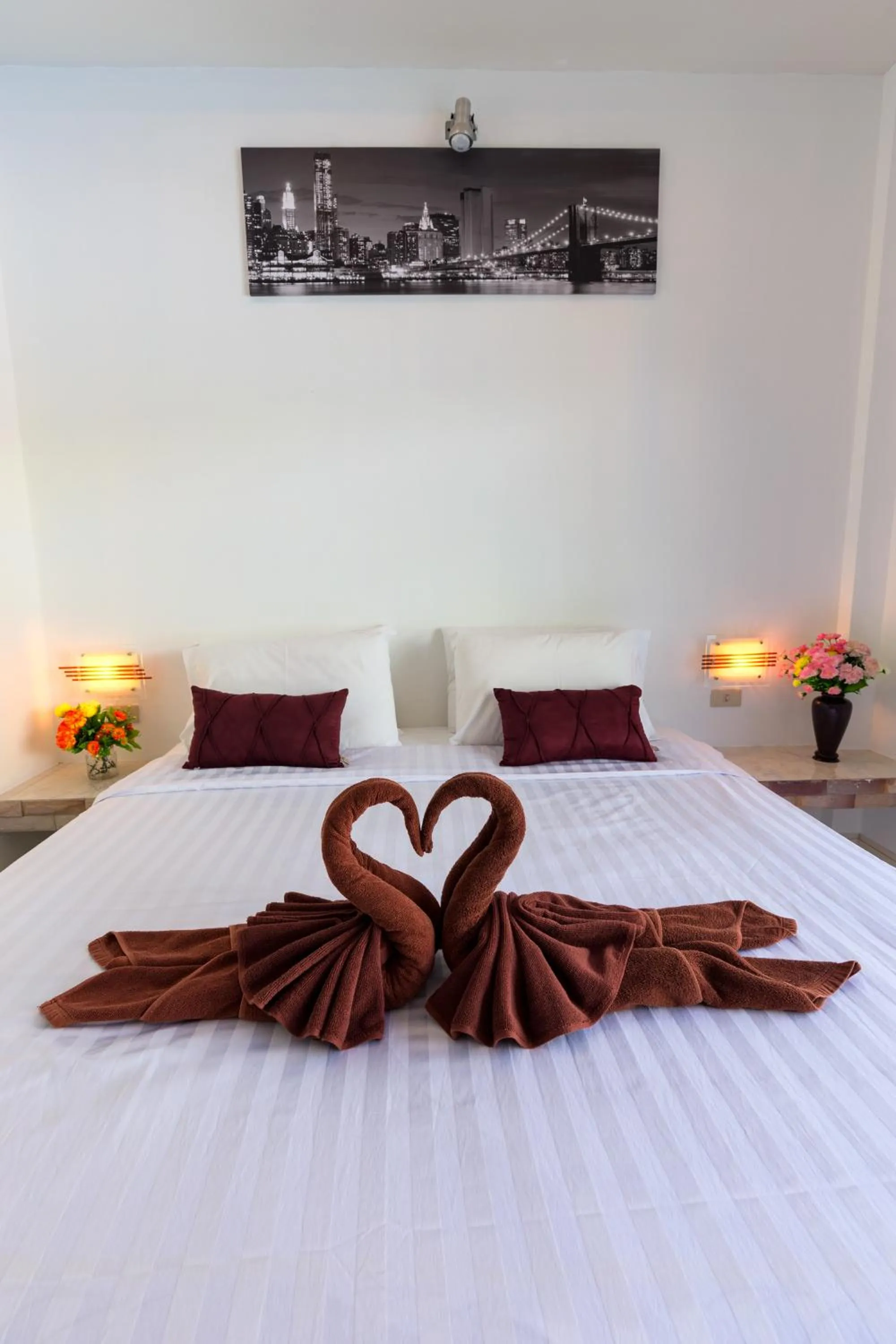 Bed in Baan Chaylay Resort Karon