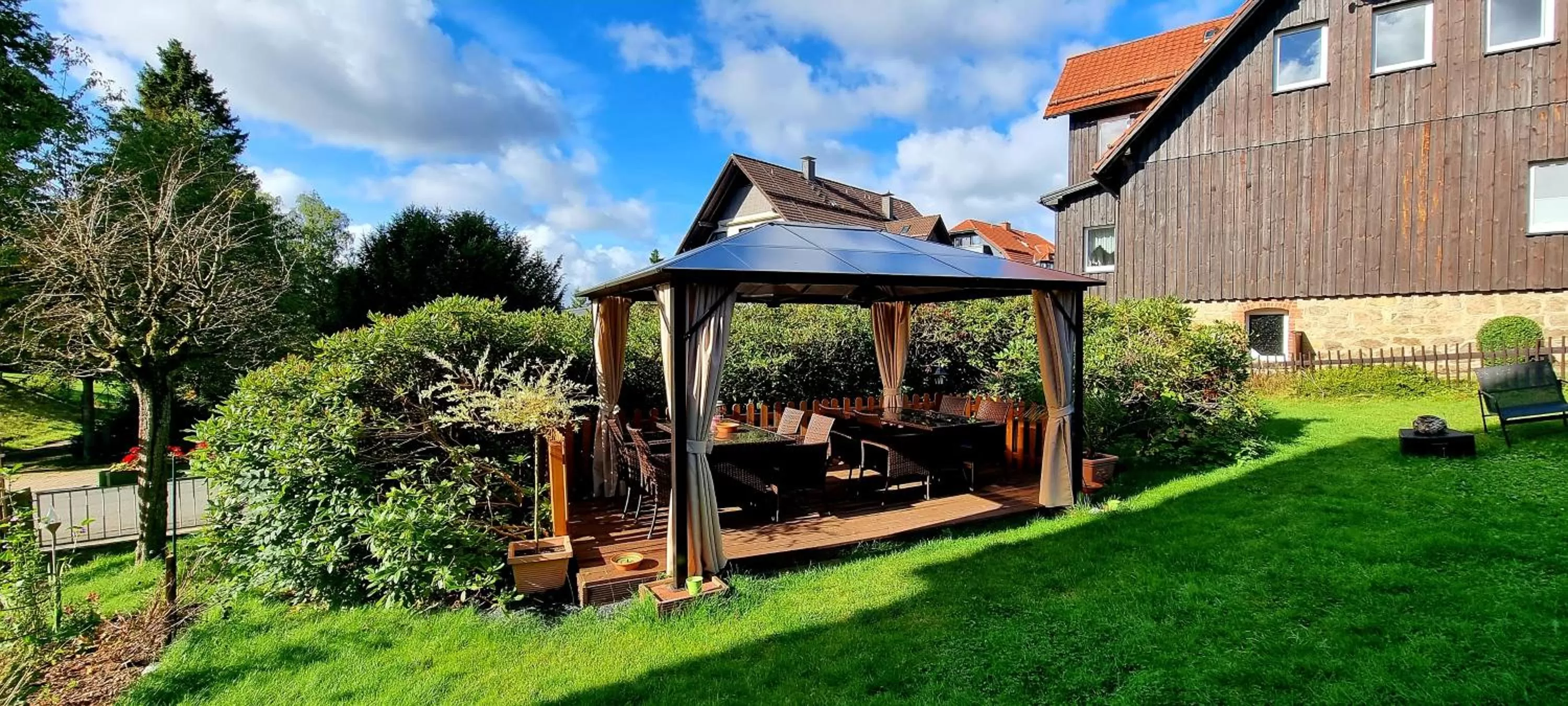 Patio, Property Building in Hotel Elisabeth-Ilse