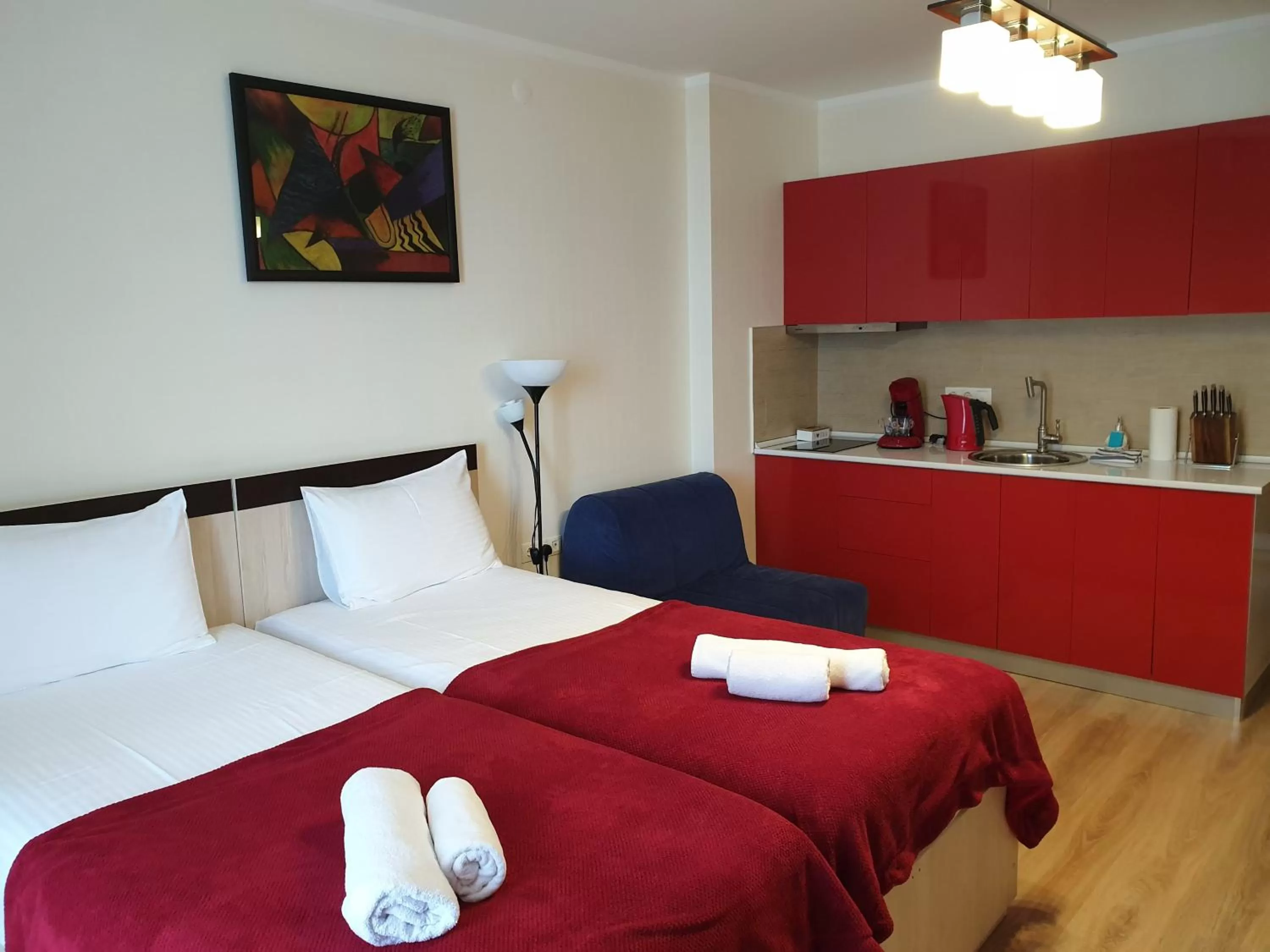 Bed in Holiday Lux Sea Towers Batumi