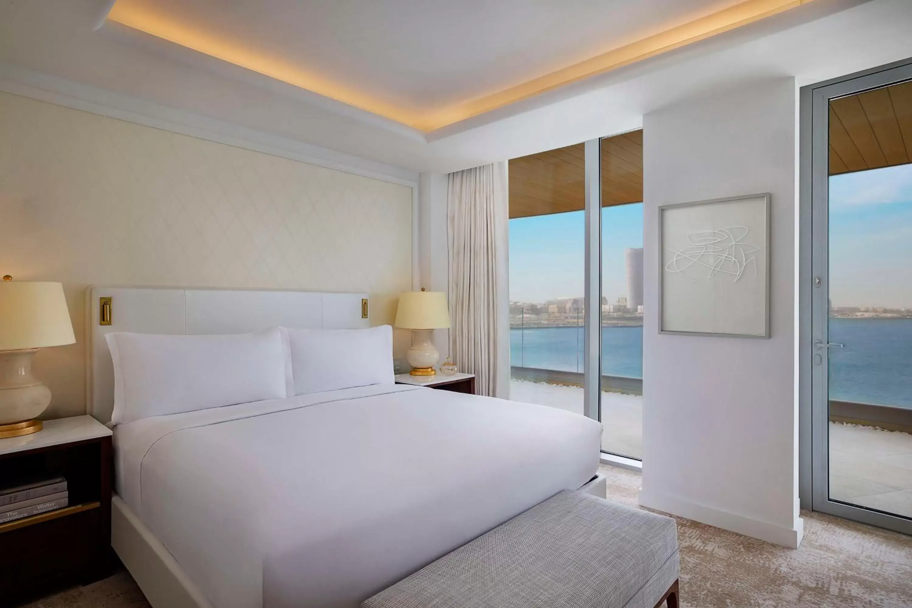 Bed in Waldorf Astoria Lusail, Doha