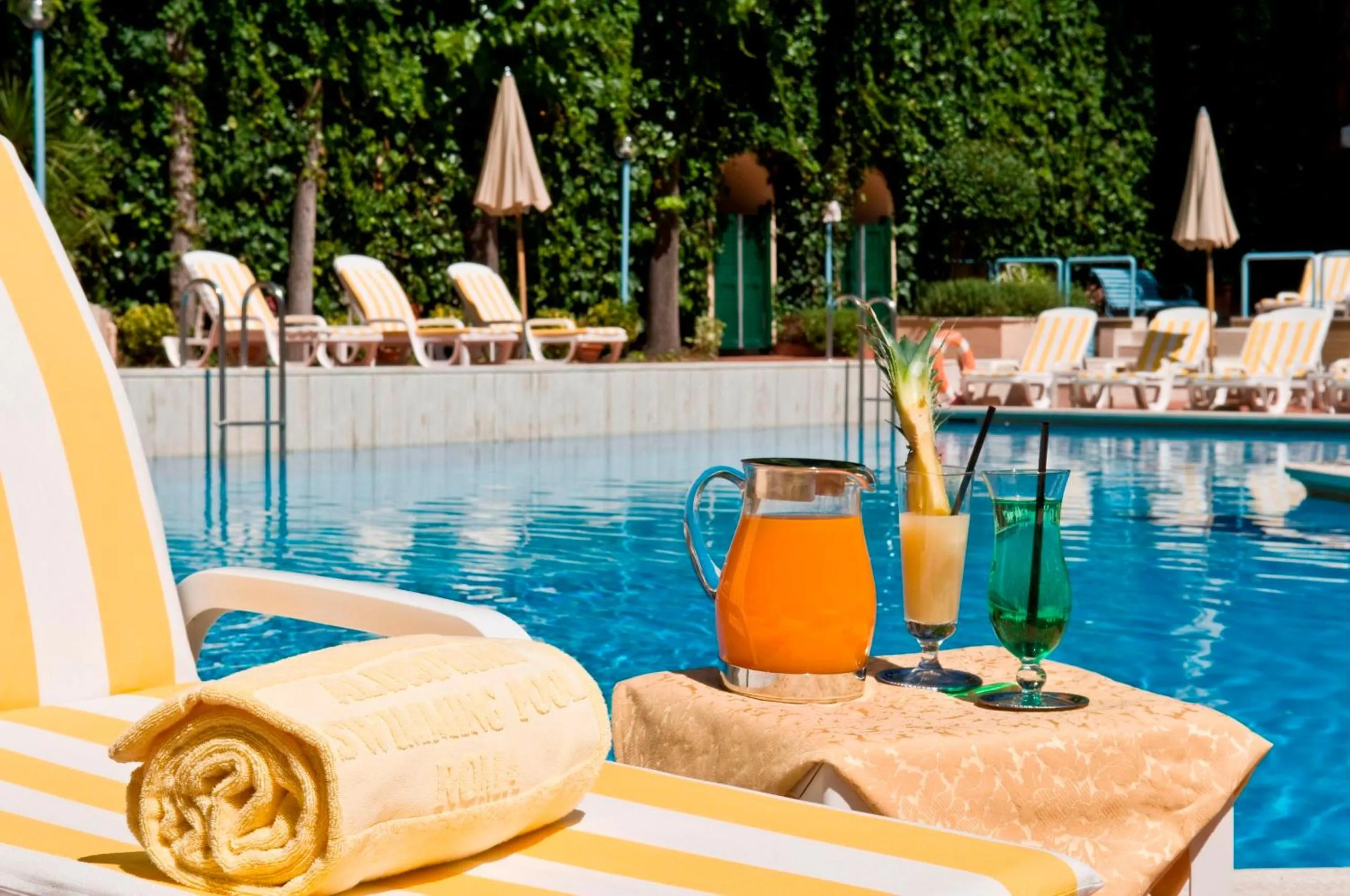 Swimming pool in Aldrovandi Residence City Suites