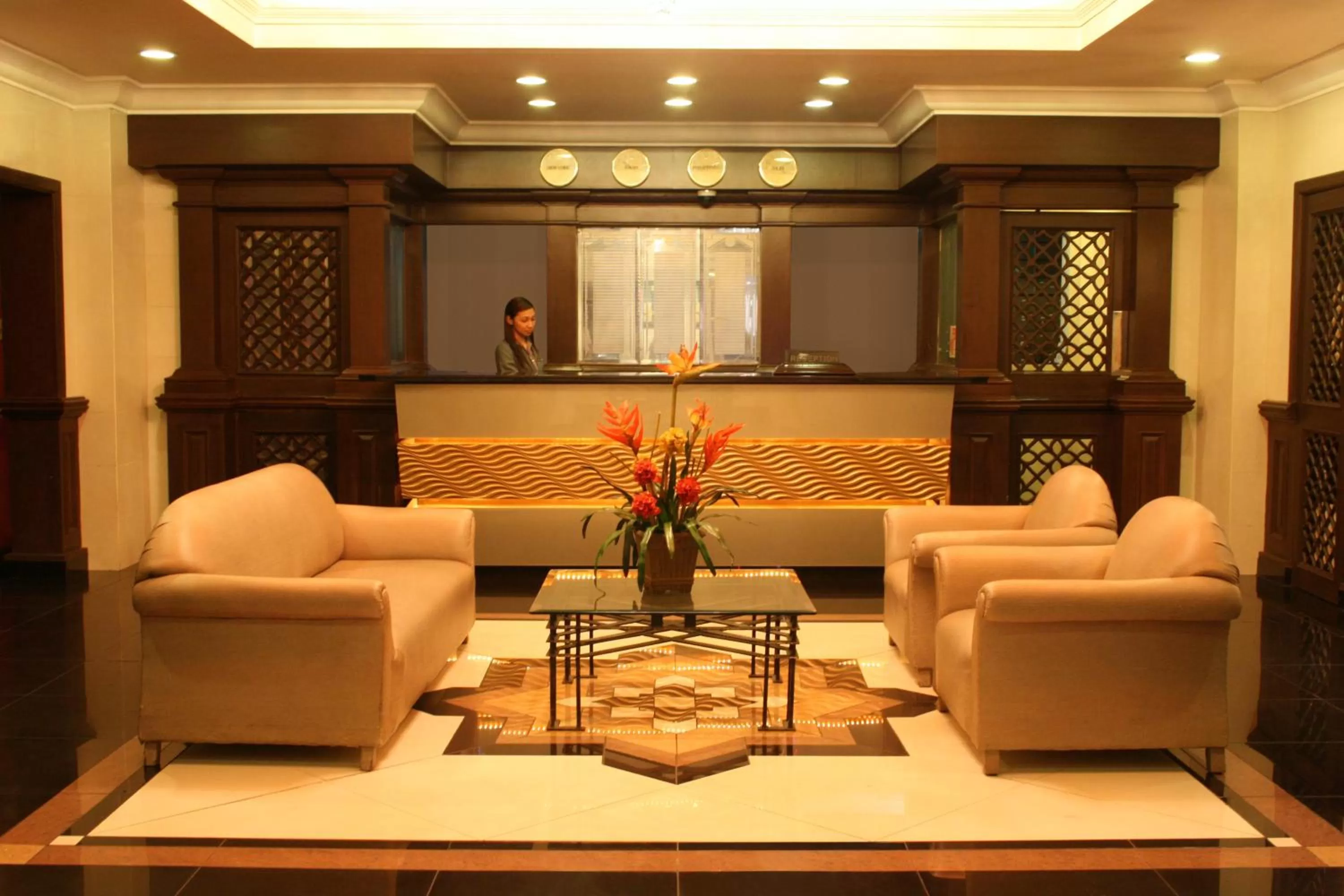 Lobby or reception in Riviera Mansion Hotel