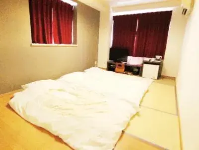 Photo of the whole room, Bed in Hatago Hashimoto