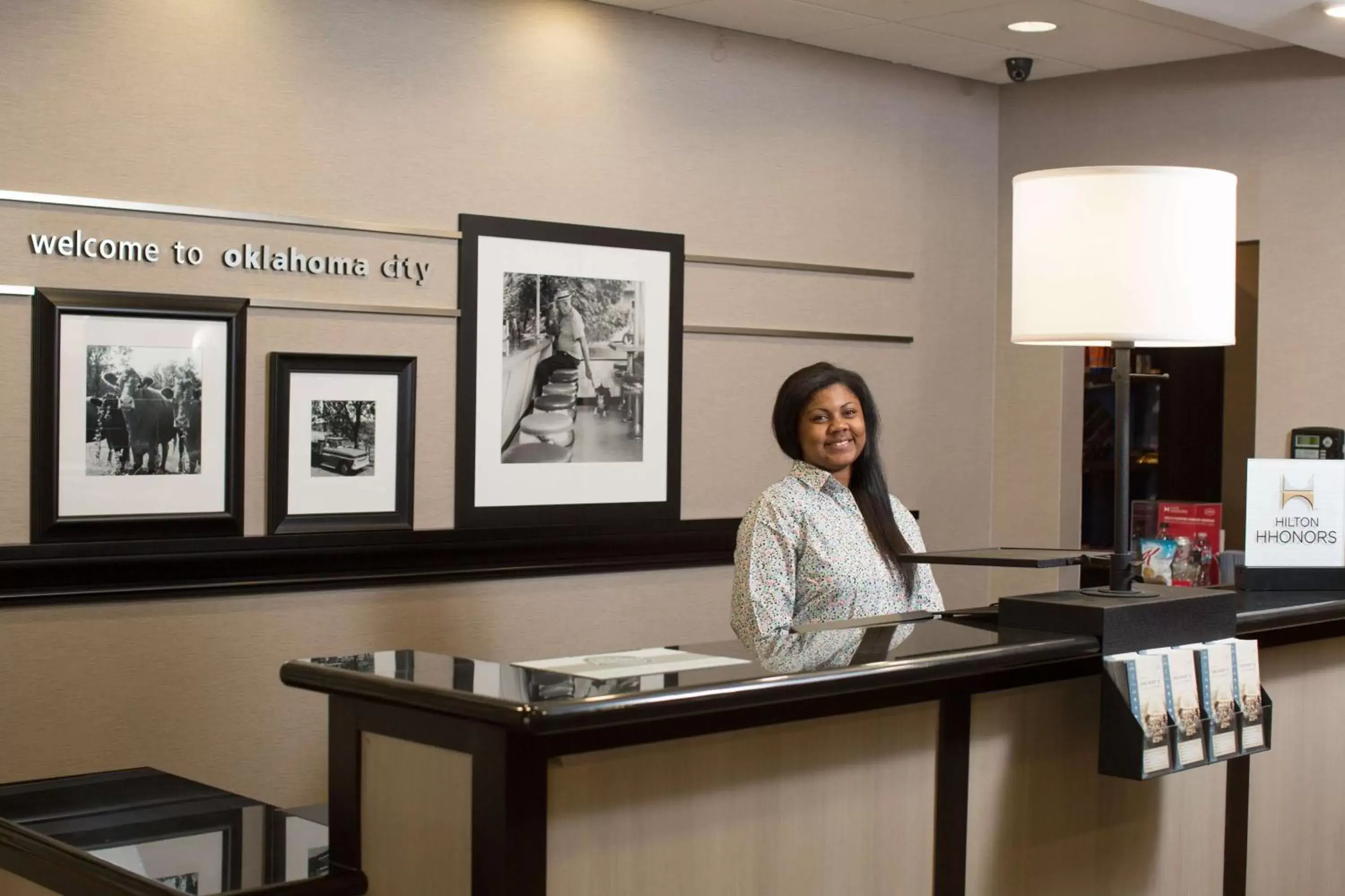Lobby or reception, Lobby/Reception in Hampton Inn & Suites Oklahoma City Airport