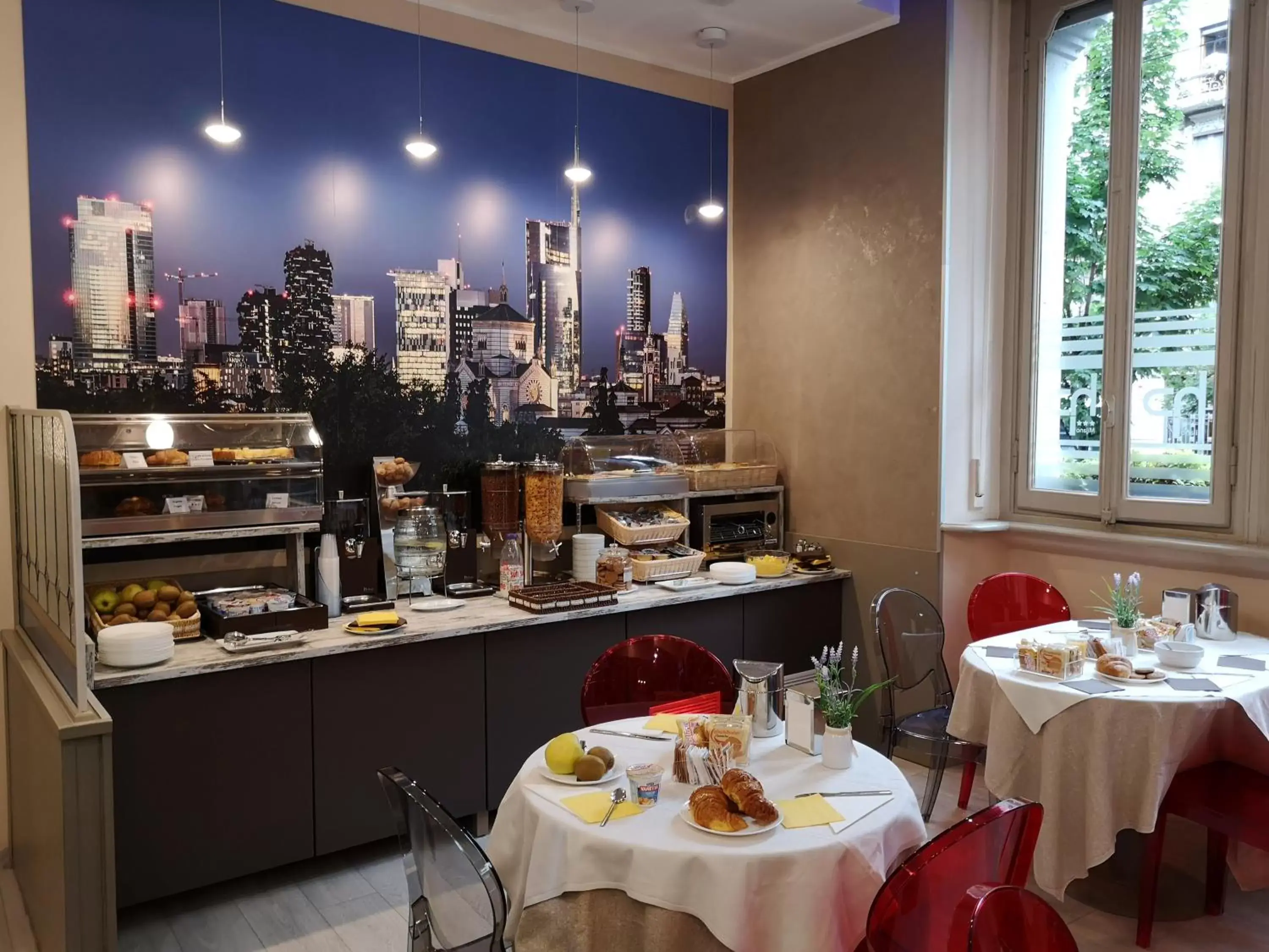 Lounge or bar, Restaurant/Places to Eat in Hotel Piacenza