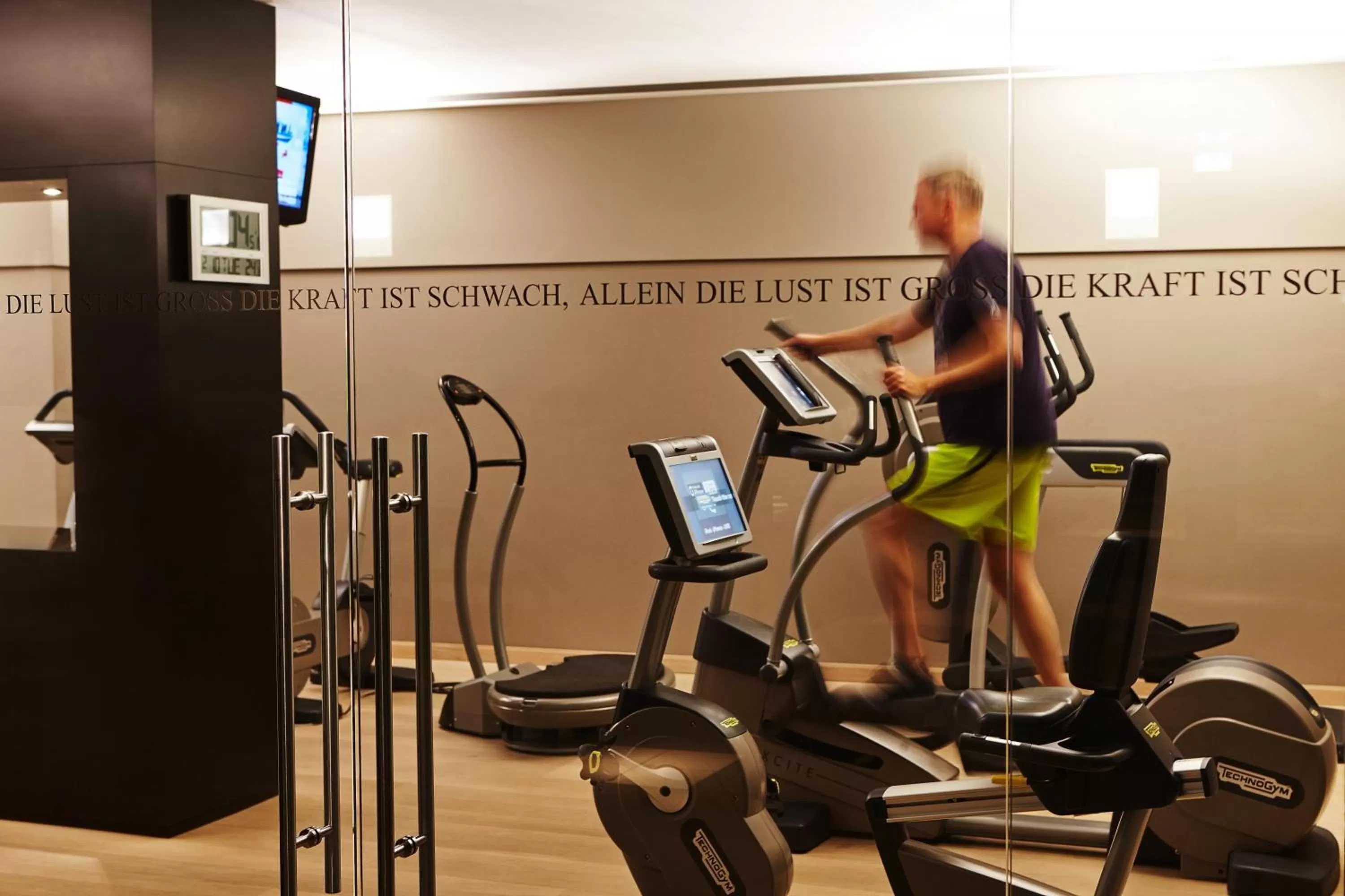 Fitness centre/facilities in Steigenberger Icon Grandhotel Handelshof Leipzig
