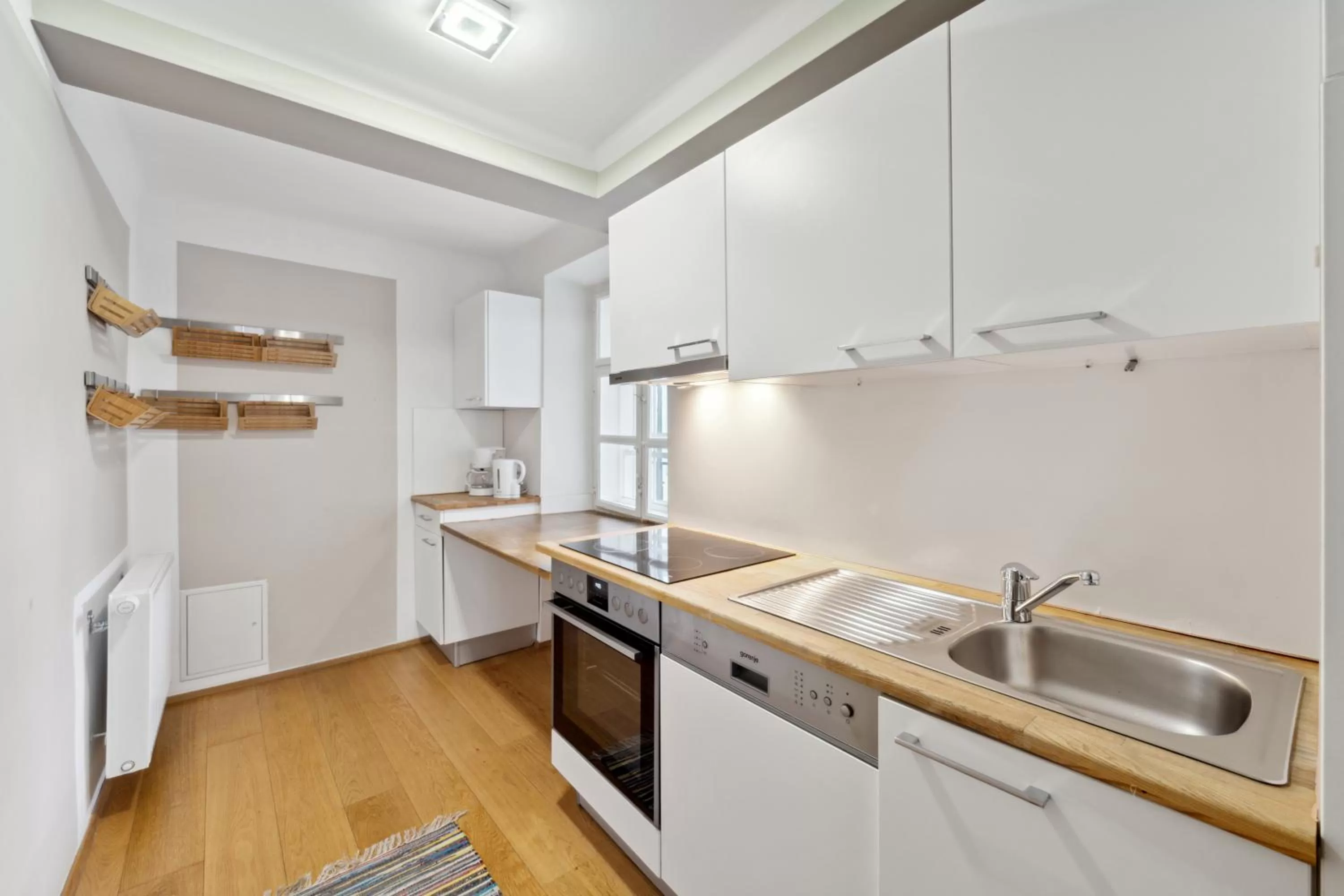 Kitchen or kitchenette, Kitchen/Kitchenette in Florian's apartments in Mariahilf Vienna