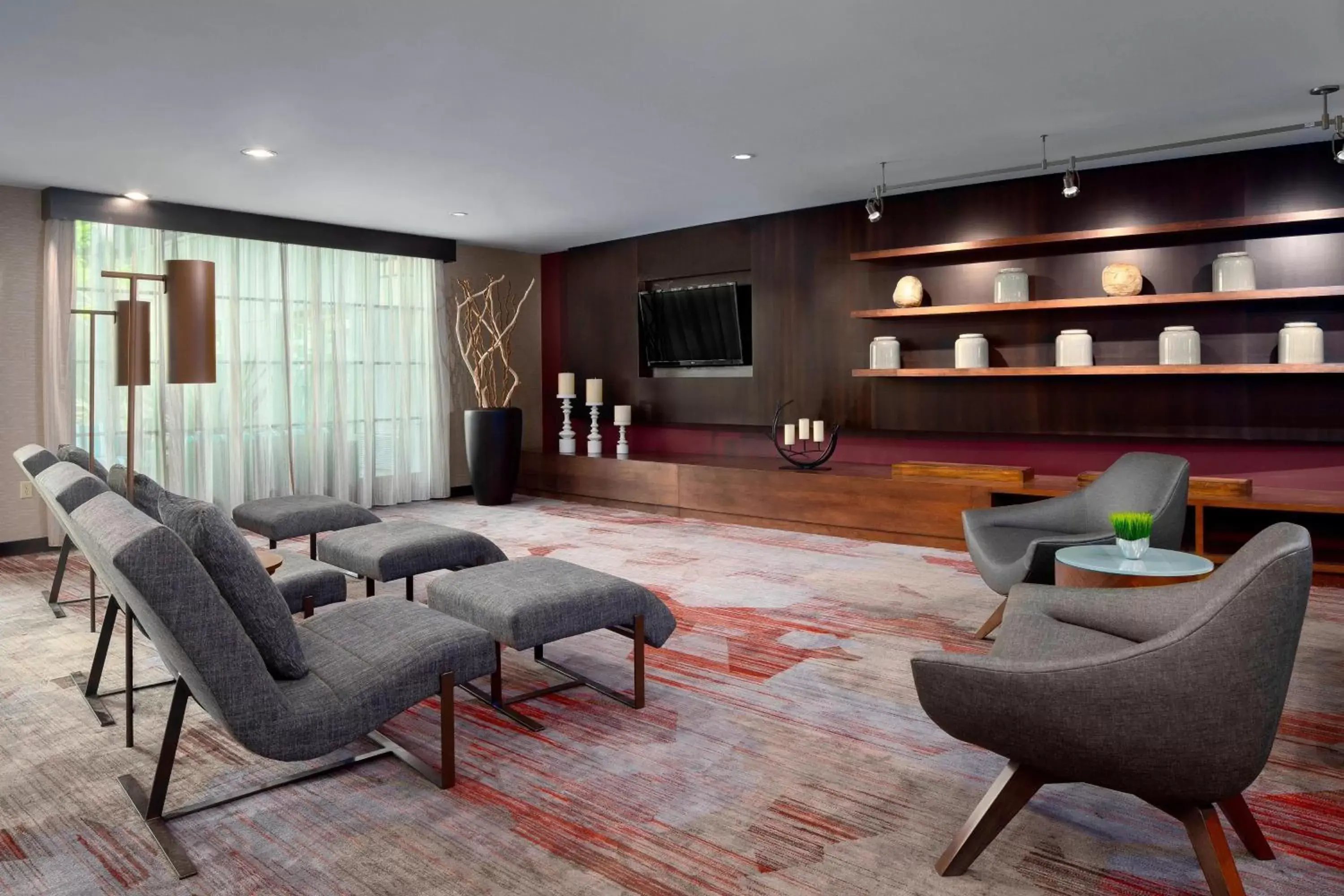 Lobby or reception, Seating Area in Courtyard by Marriott Los Angeles Pasadena Old Town