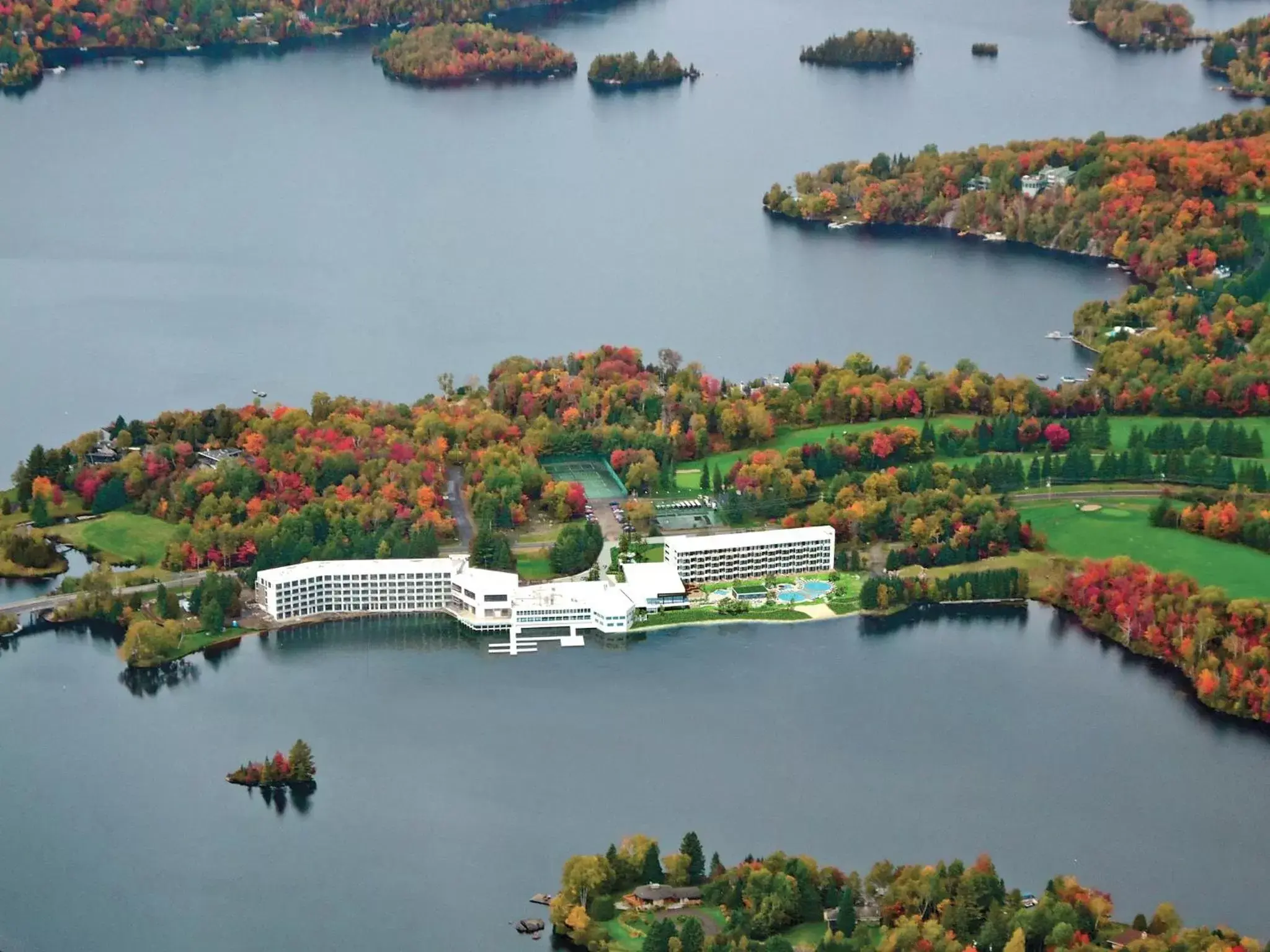 Bird's eye view, Bird's-eye View in Estérel Resort