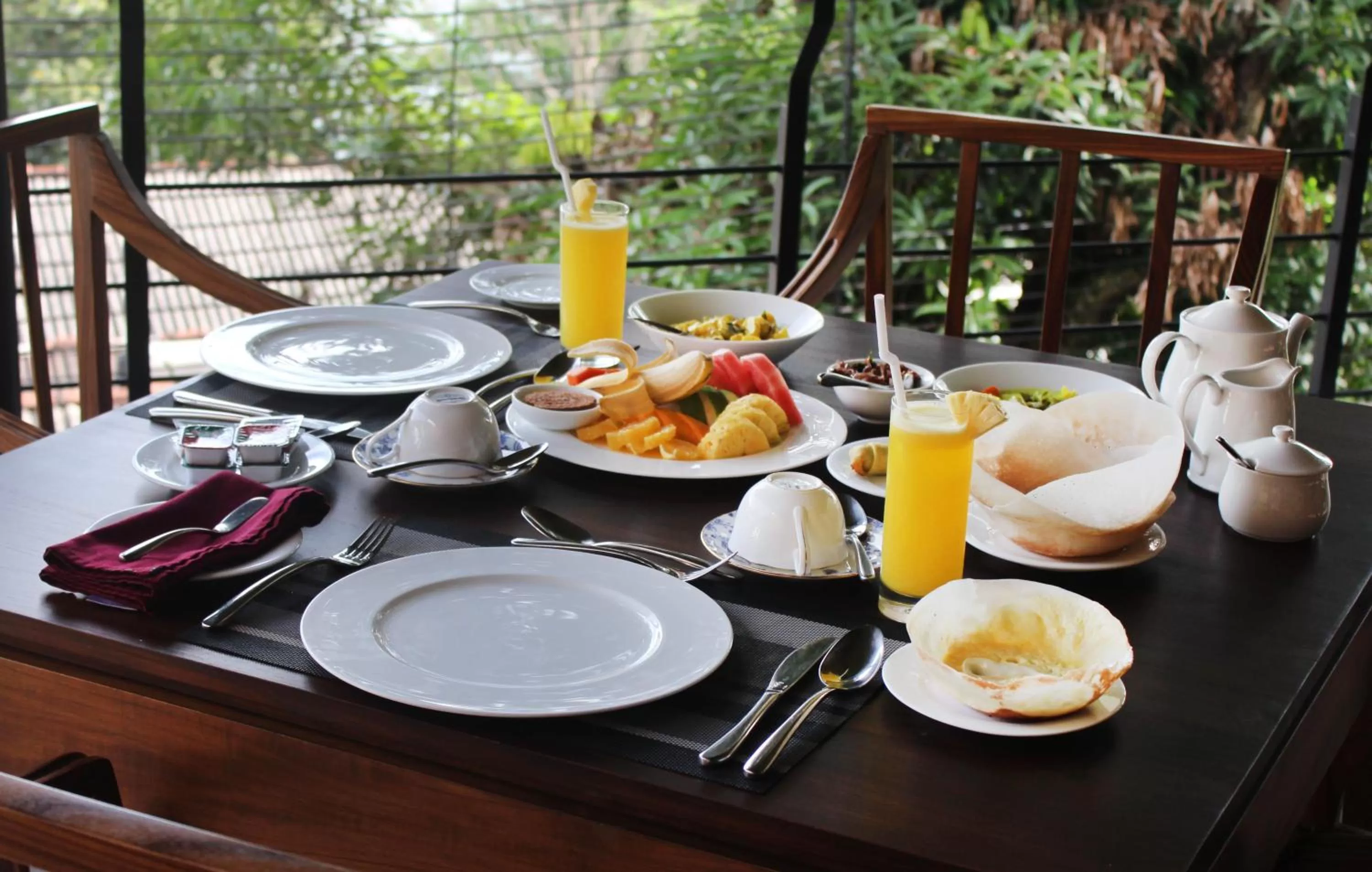 Breakfast in swp eco lodge
